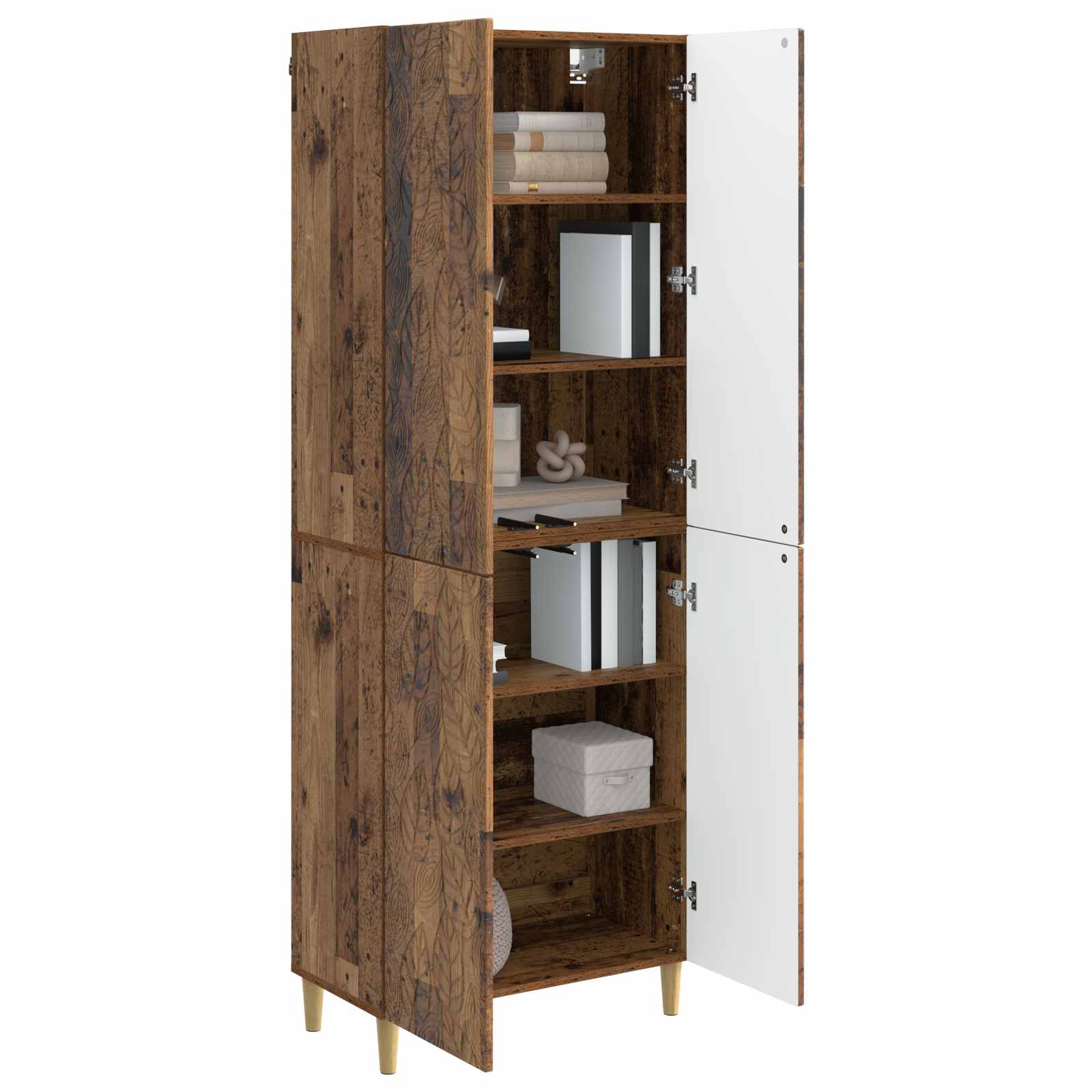 Set ormara 2 pcs Staro drvo Konstruirano drvo