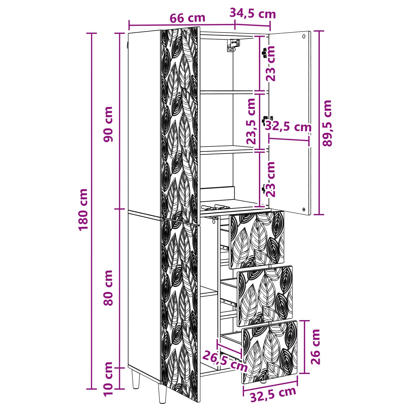 2 pcs Betonska siva