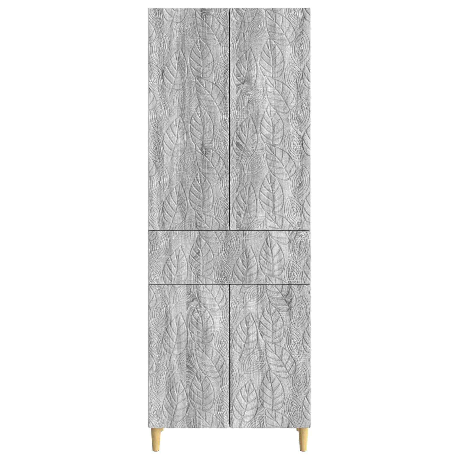 Set ormara 2 pcs Siva Sonoma Konstruirano drvo
