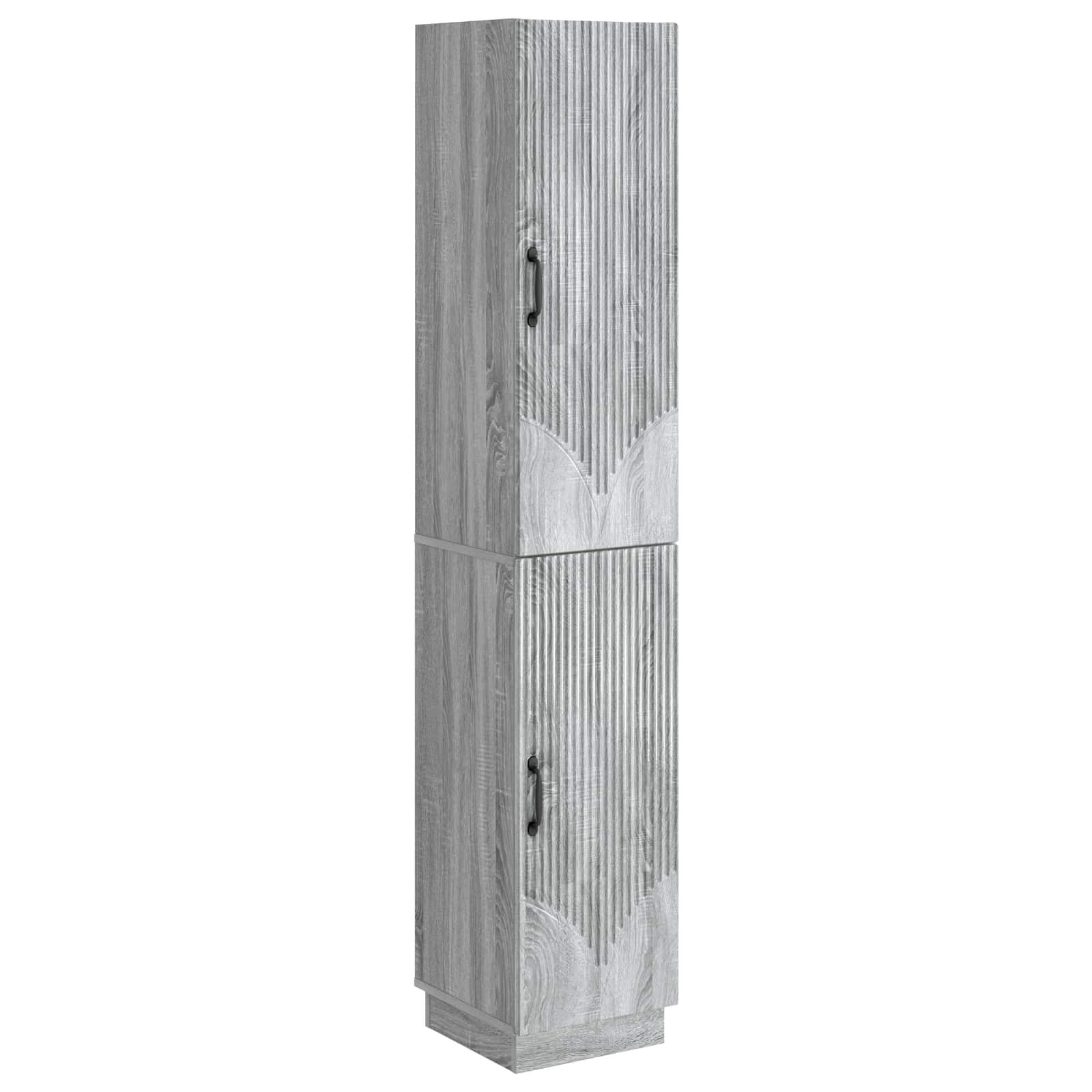 Set ormara 2 pcs Siva Sonoma Konstruirano drvo