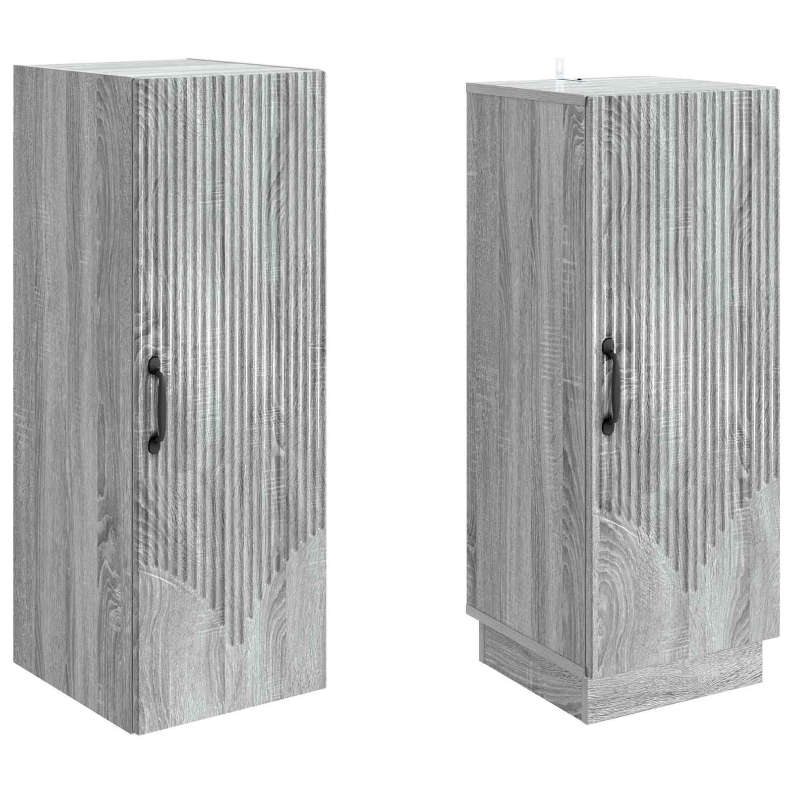 Set ormara 2 pcs Siva Sonoma Konstruirano drvo