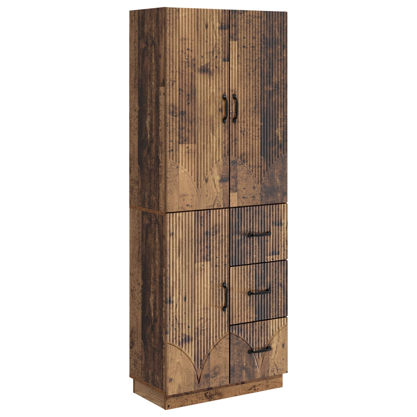 Set ormara 2 pcs Staro drvo Konstruirano drvo
