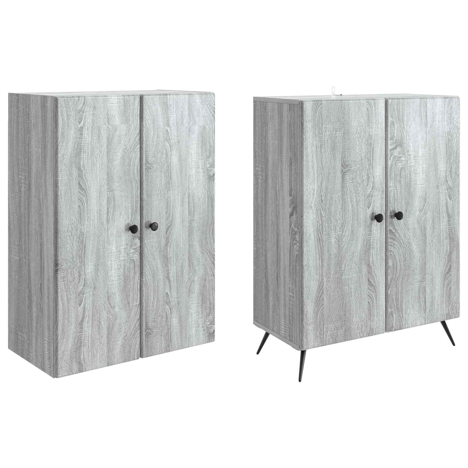 Set ormara 2 pcs Siva Sonoma Konstruirano drvo