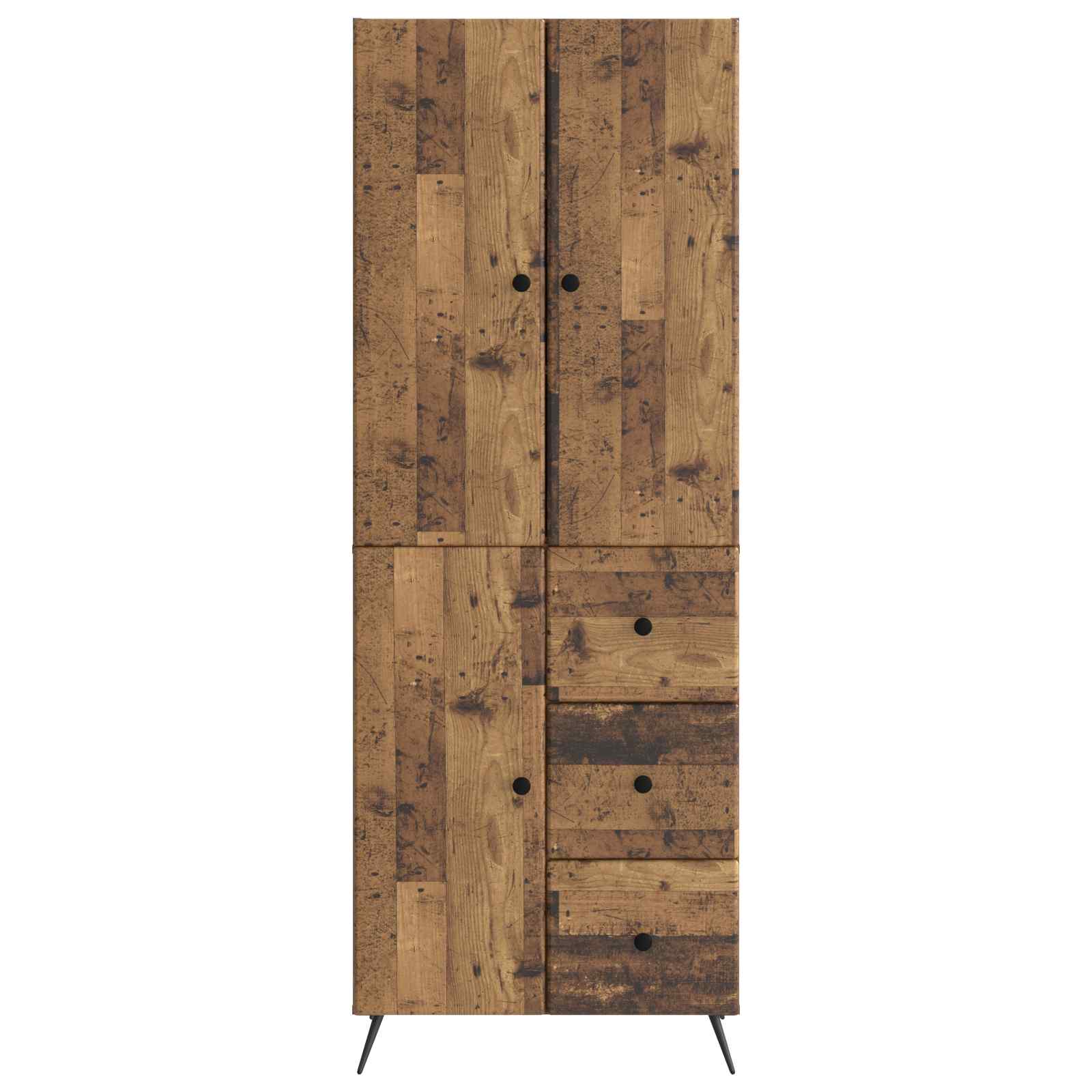 Set ormara 2 pcs Staro drvo Konstruirano drvo