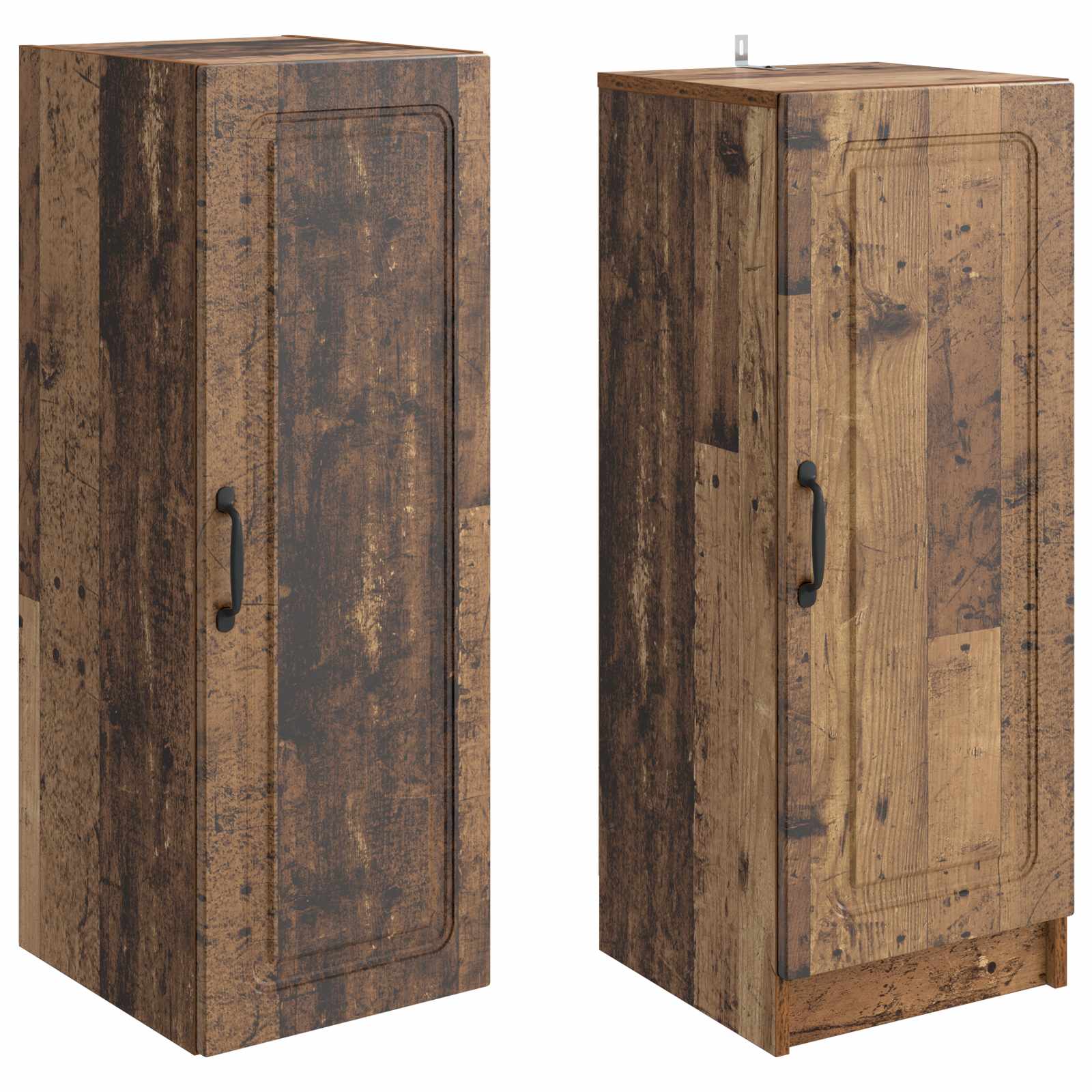 Set ormara 2 pcs Staro drvo Konstruirano drvo