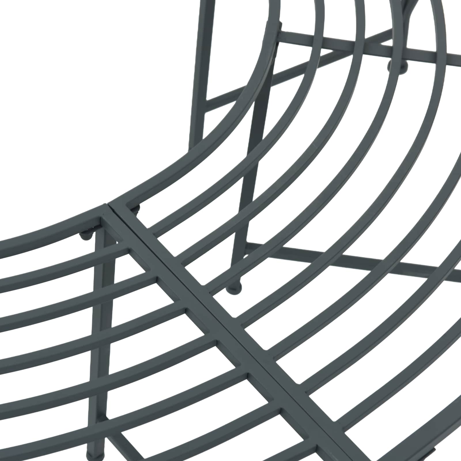 Klupa pod drvetom 4-Broj sjedala 160 x 80 x 44 cm Čelik