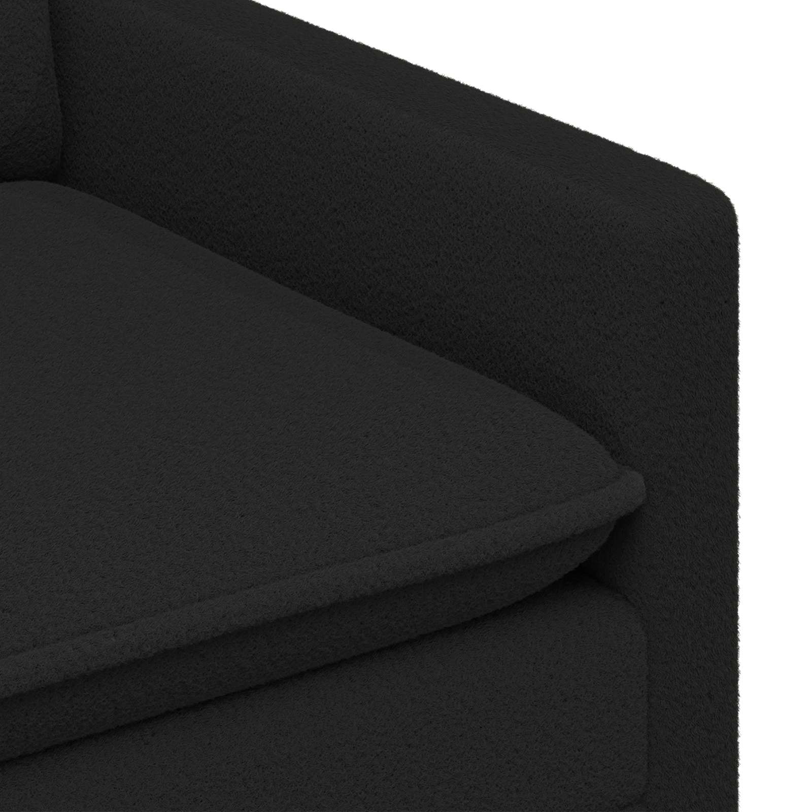 Sofa Crna 76 x 81 x 87,5 cm Tkanina