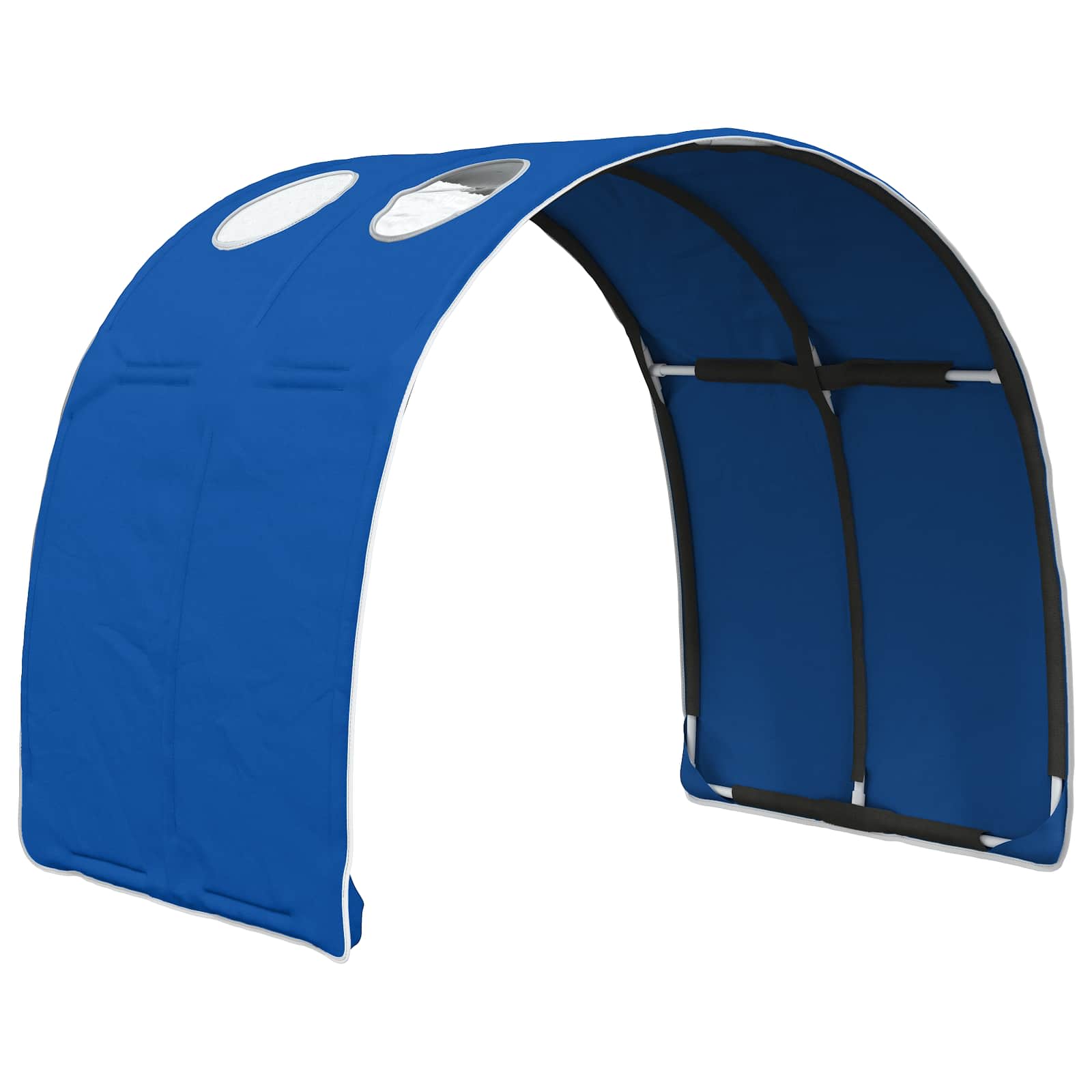 Tunis za krevet 2 pcs Plava 211 x 67.5 x 2 cm Poliester