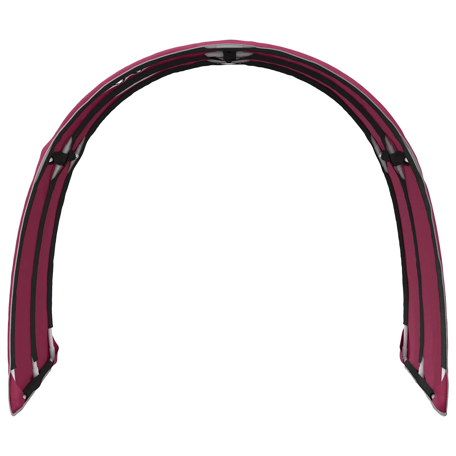 Tunis za krevet 2 pcs Crvena 211 x 67.5 x 2 cm Poliester