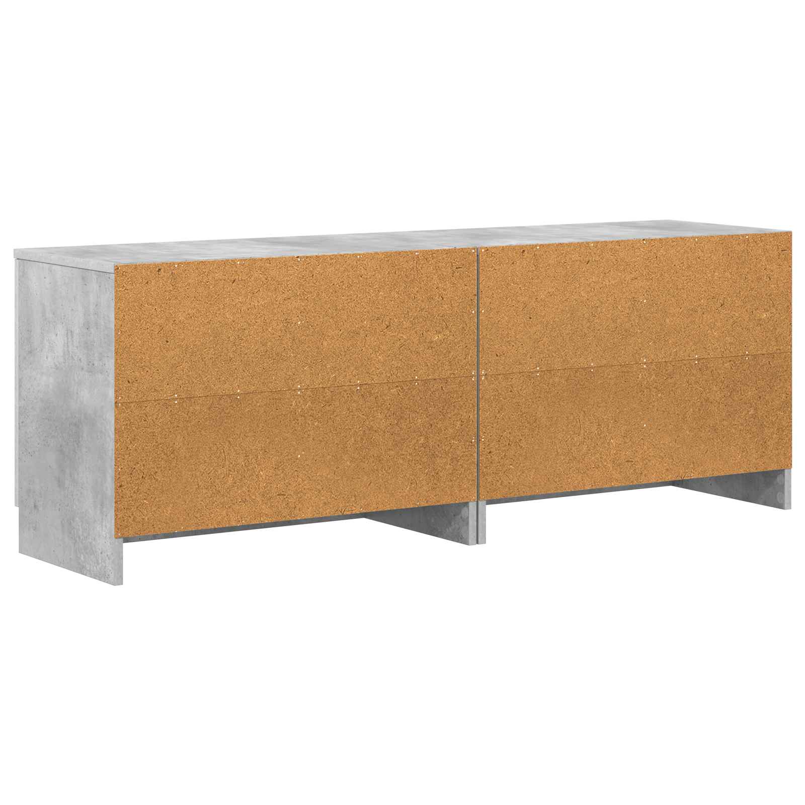 Ormarić za krevet s vratima 2 pcs Betonska siva 66 x 35 x 48 cm