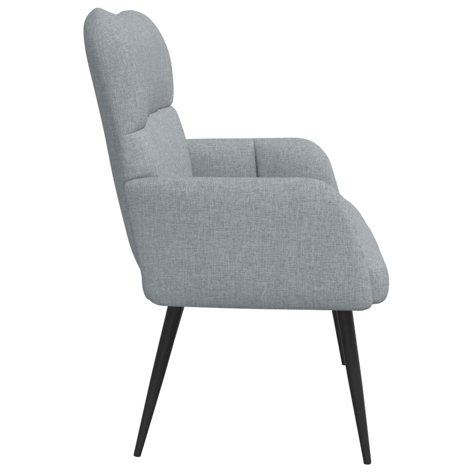Sofa za dvije osobe Svjetlosiva 115 x 61 x 87 cm Tkanina