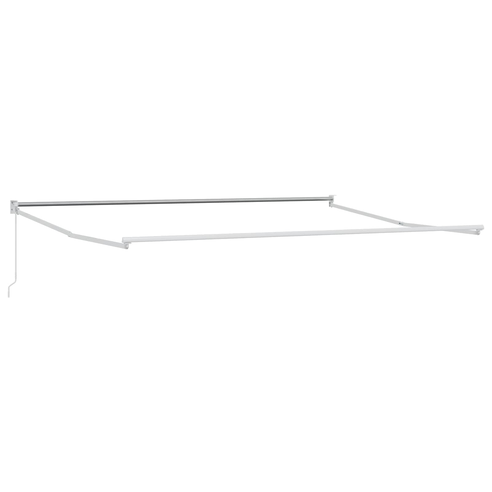 Povlačivi tende Svjetlosiva 4 x 2 m 100% Poliester i Aluminij