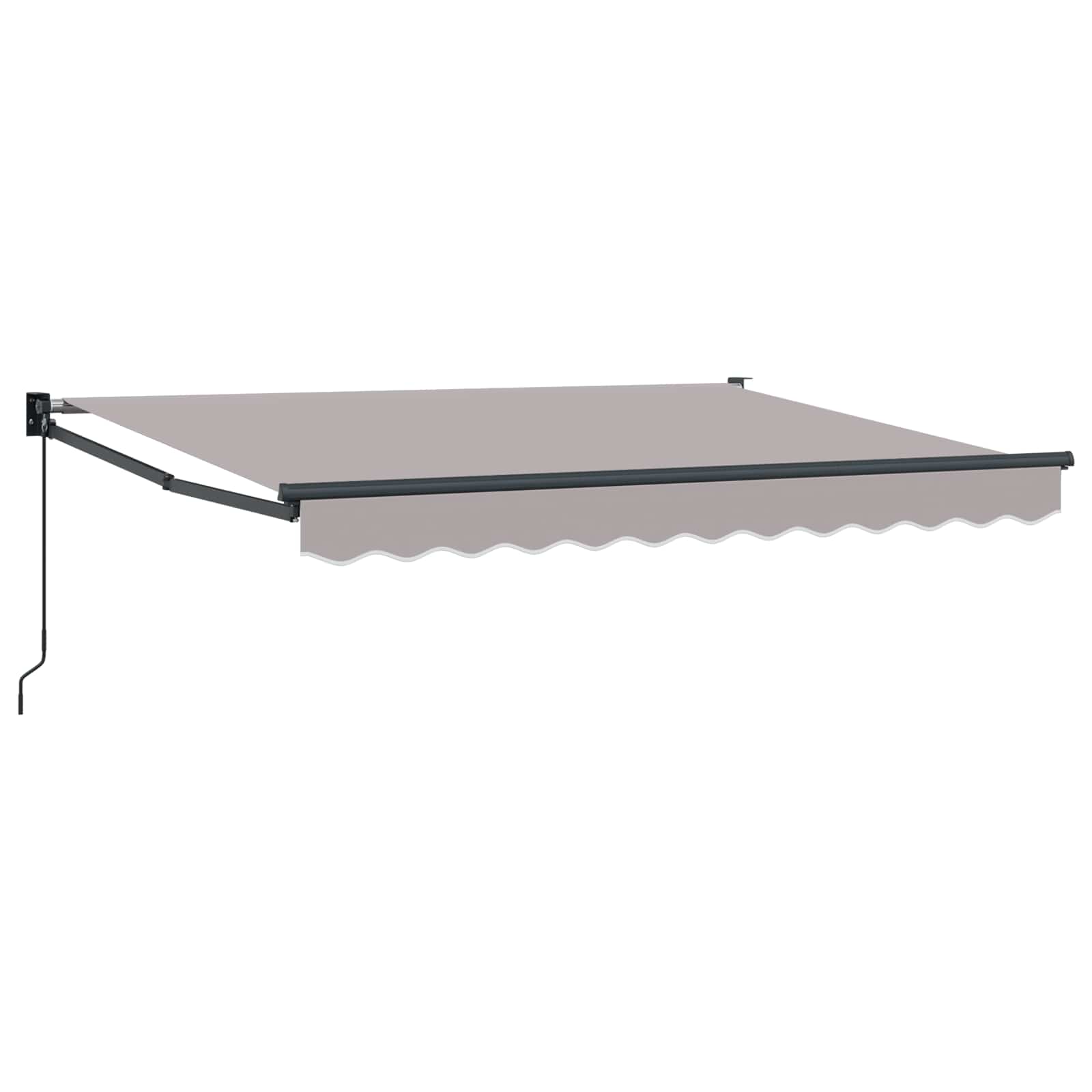 Povlačivi tende Svjetlosiva 3 x 2 m 100% Poliester i Aluminij