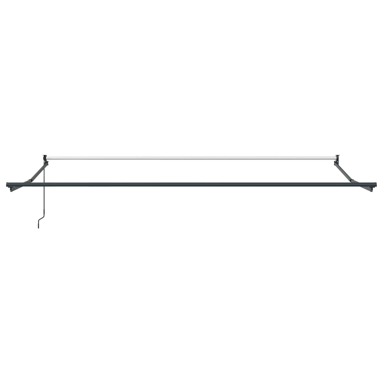 Povlačivi tende Svjetlosiva 4 x 2 m 100% Poliester i Aluminij