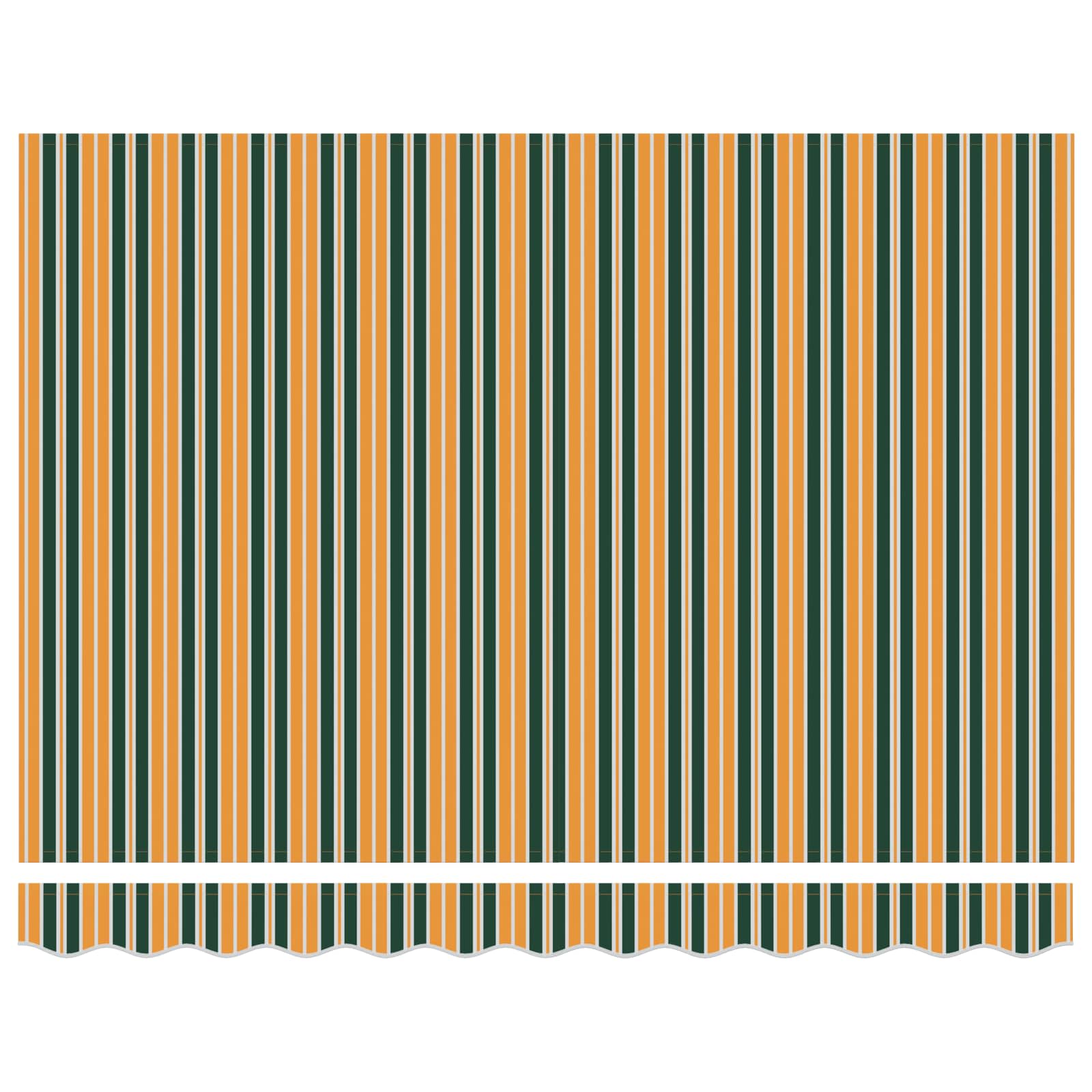 Električna retraktabilna tenda Zelena i žuta 3,5 x 2,5 m