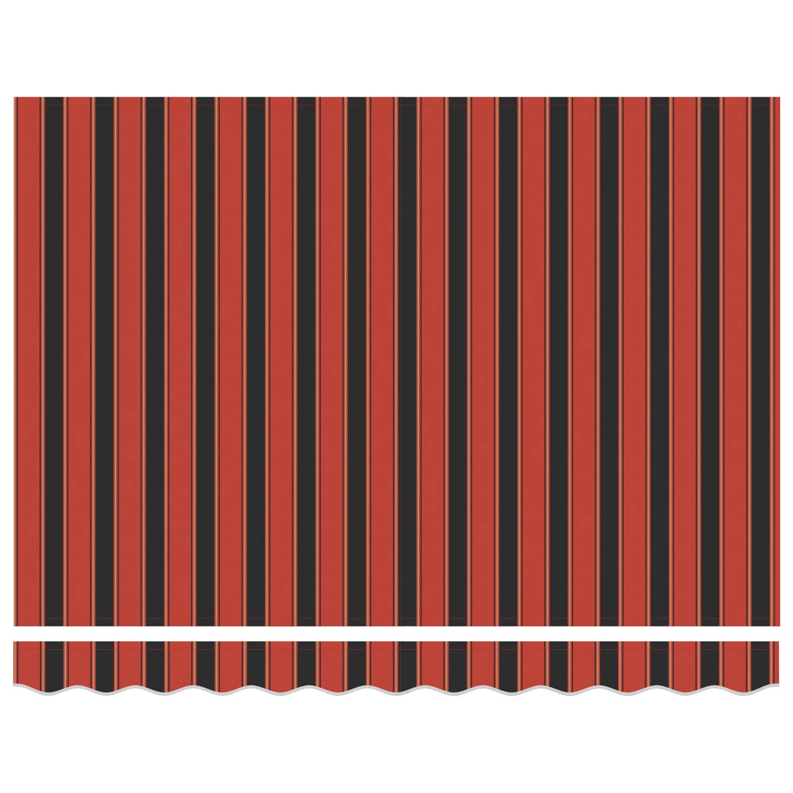 Električna retraktabilna tenda Narančasta, crna i žuta 3 x 2 m
