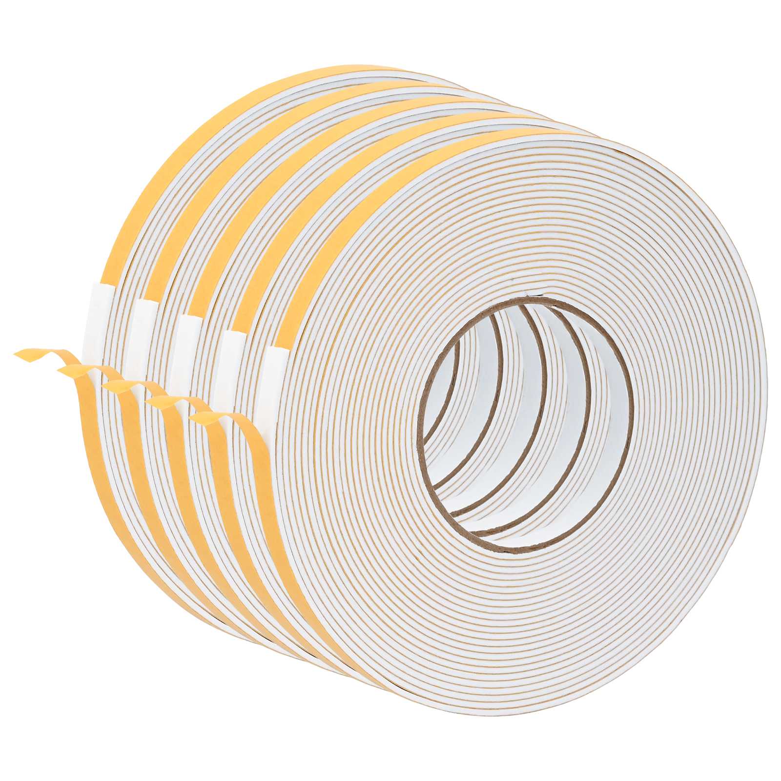 Samoljepljiva pjenasta traka 5 pcs Bijela 10mm x 10m CR pjena