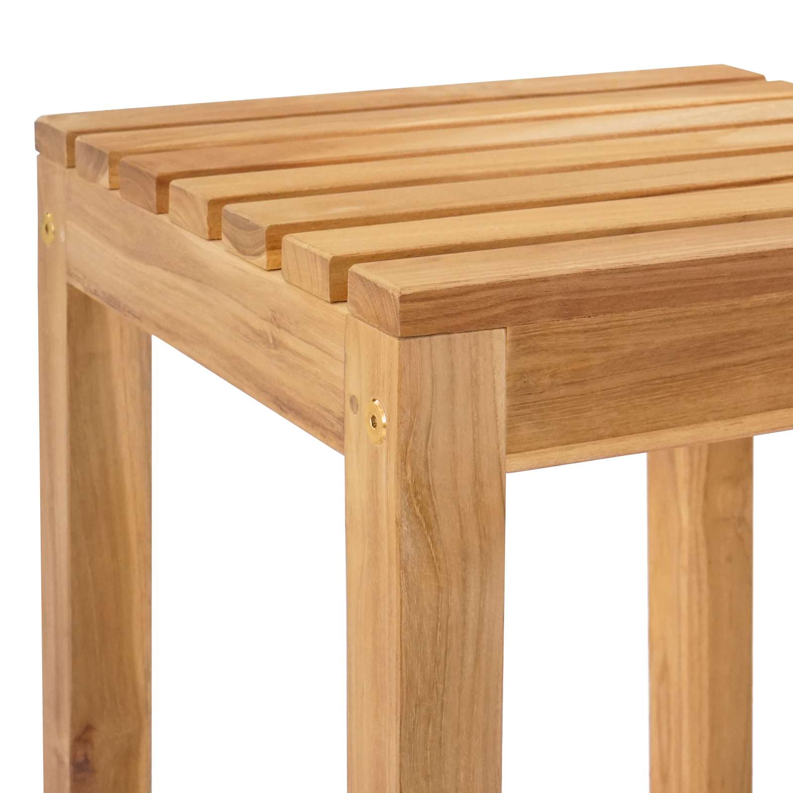 Barska stolica 4 pcs Prirodna 35 x 35 x 75 cm Čvrsto teak drvo