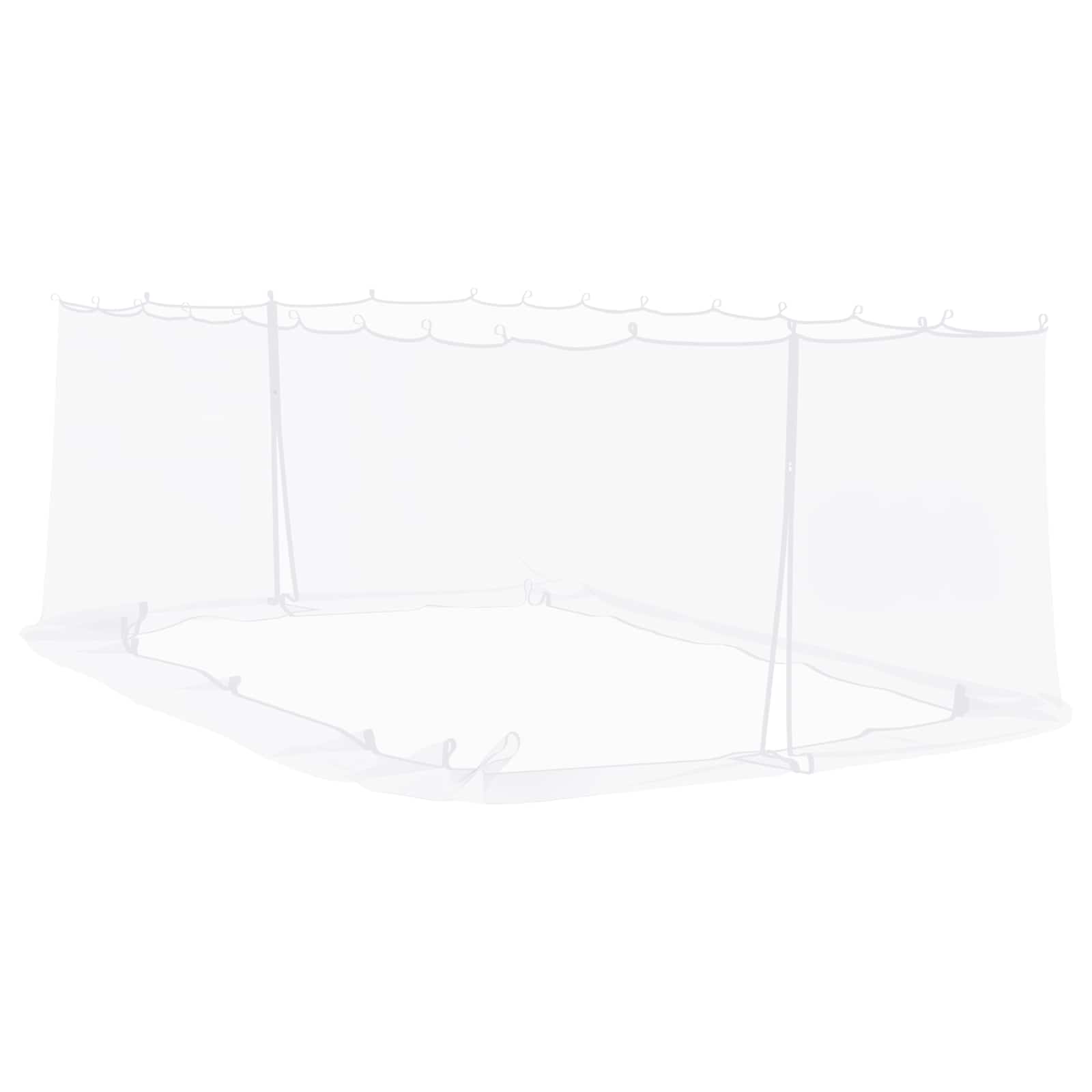 Mreža protiv komaraca za gazebo 220 mesh Bijela 6 x 3 x 2 m