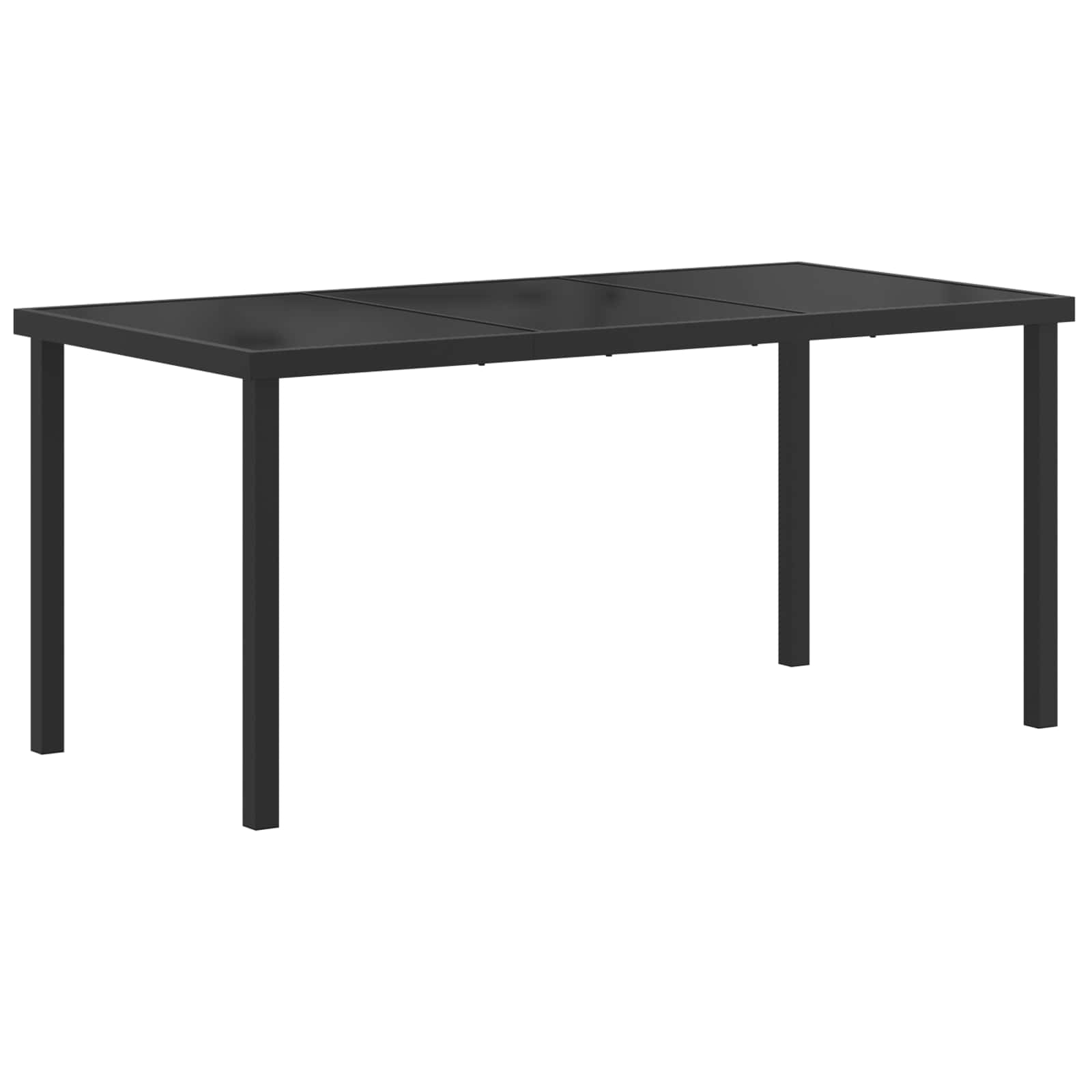 Set vanjskog namještaja 5 pcs Crna i antracit Tekstilen