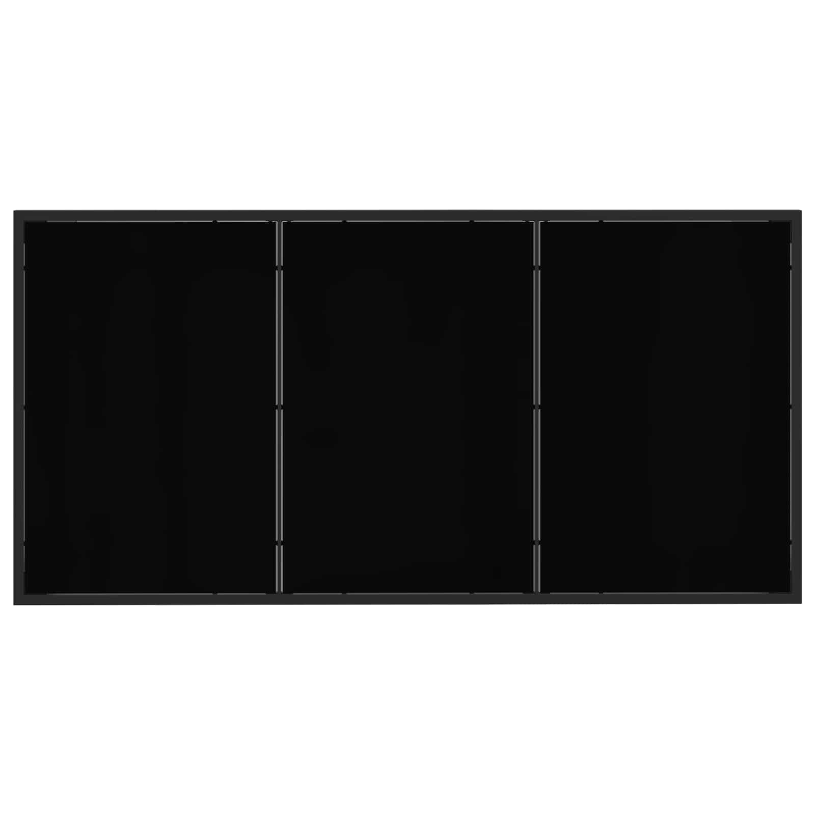 Set vanjskog namještaja 5 pcs Crna i antracit Tekstilen