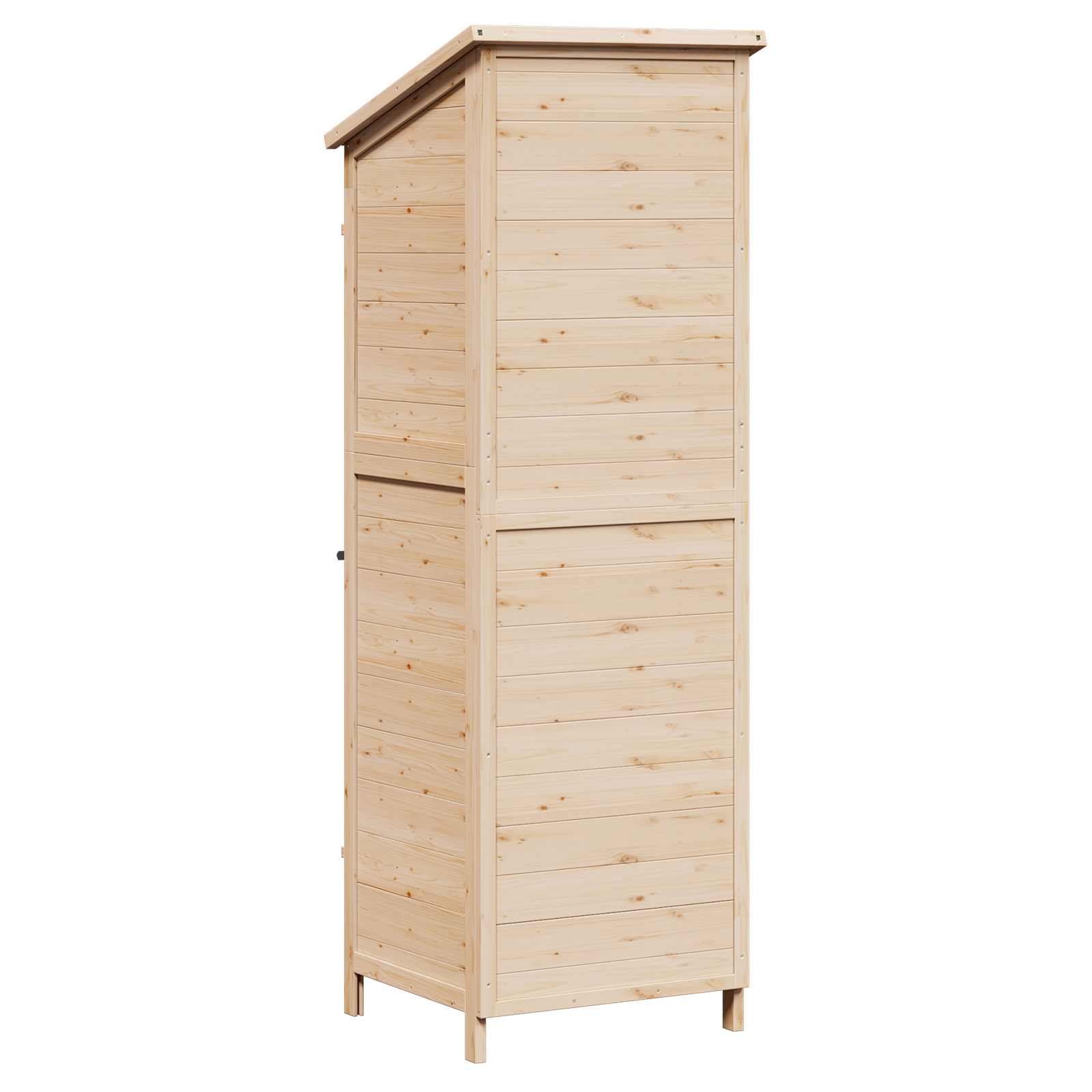 Vrtna Šupa Prirodna 59,5 x 56 x 176,5 cm Čvrsto drvo jele