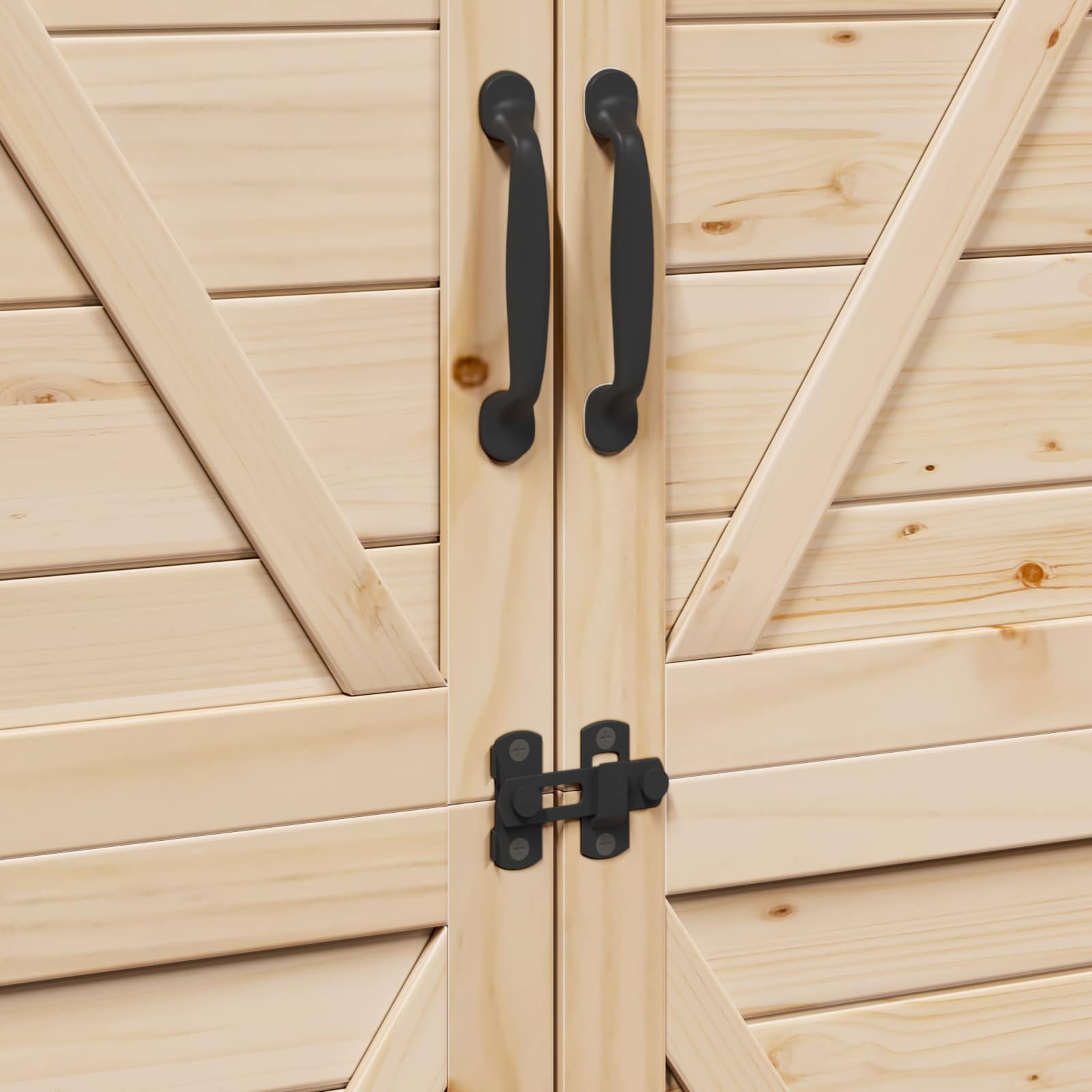 Vrtna Šupa Prirodna 106 x 56 x 176,5 cm Čvrsto drvo jele