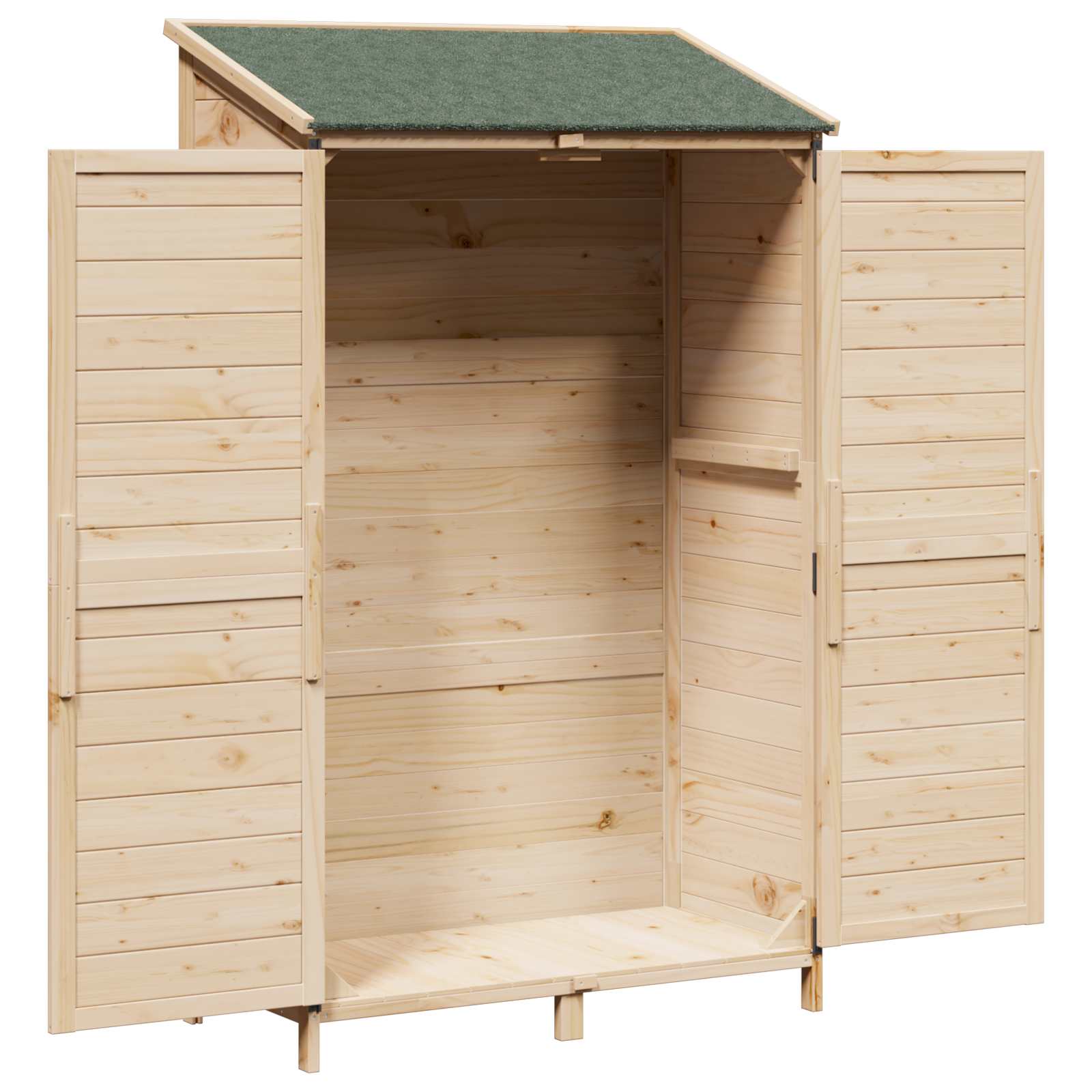 Vrtna Šupa Prirodna 106 x 56 x 176,5 cm Čvrsto drvo jele
