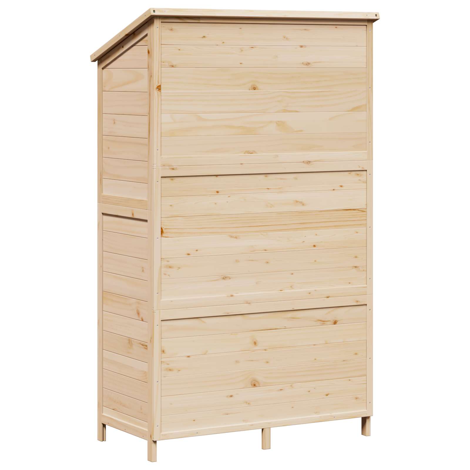 Vrtna Šupa Prirodna 106 x 56 x 176,5 cm Čvrsto drvo jele