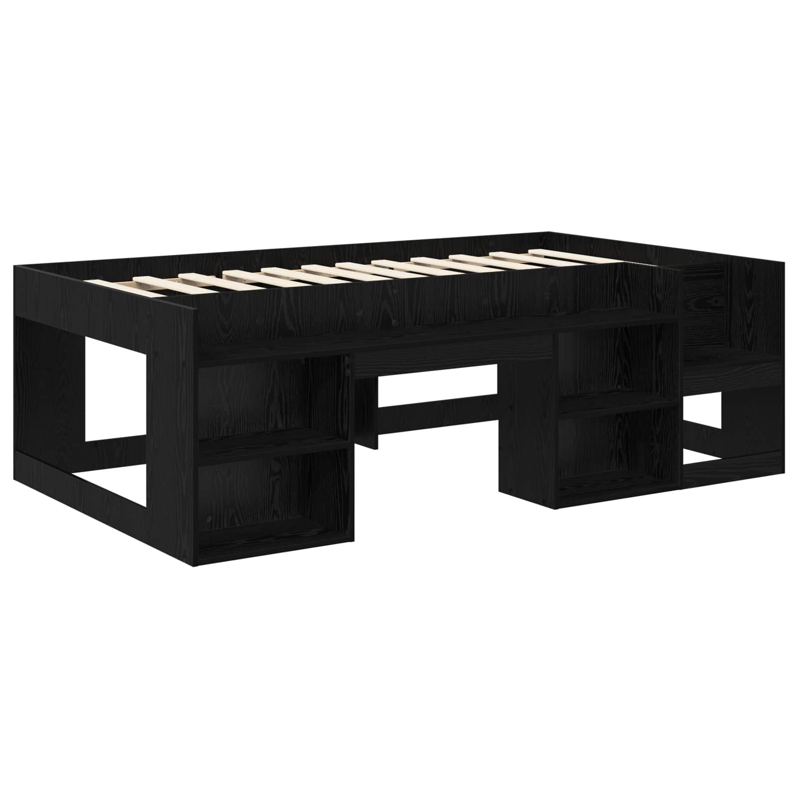 Krevet za djecu s ladicama Crni hrast 80 x 200 cm