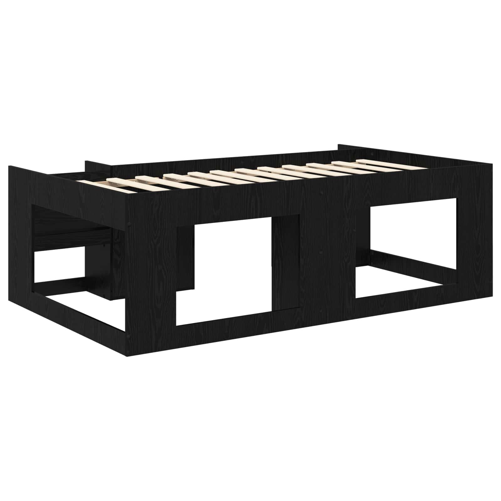 Krevet za djecu s ladicama Crni hrast 80 x 200 cm