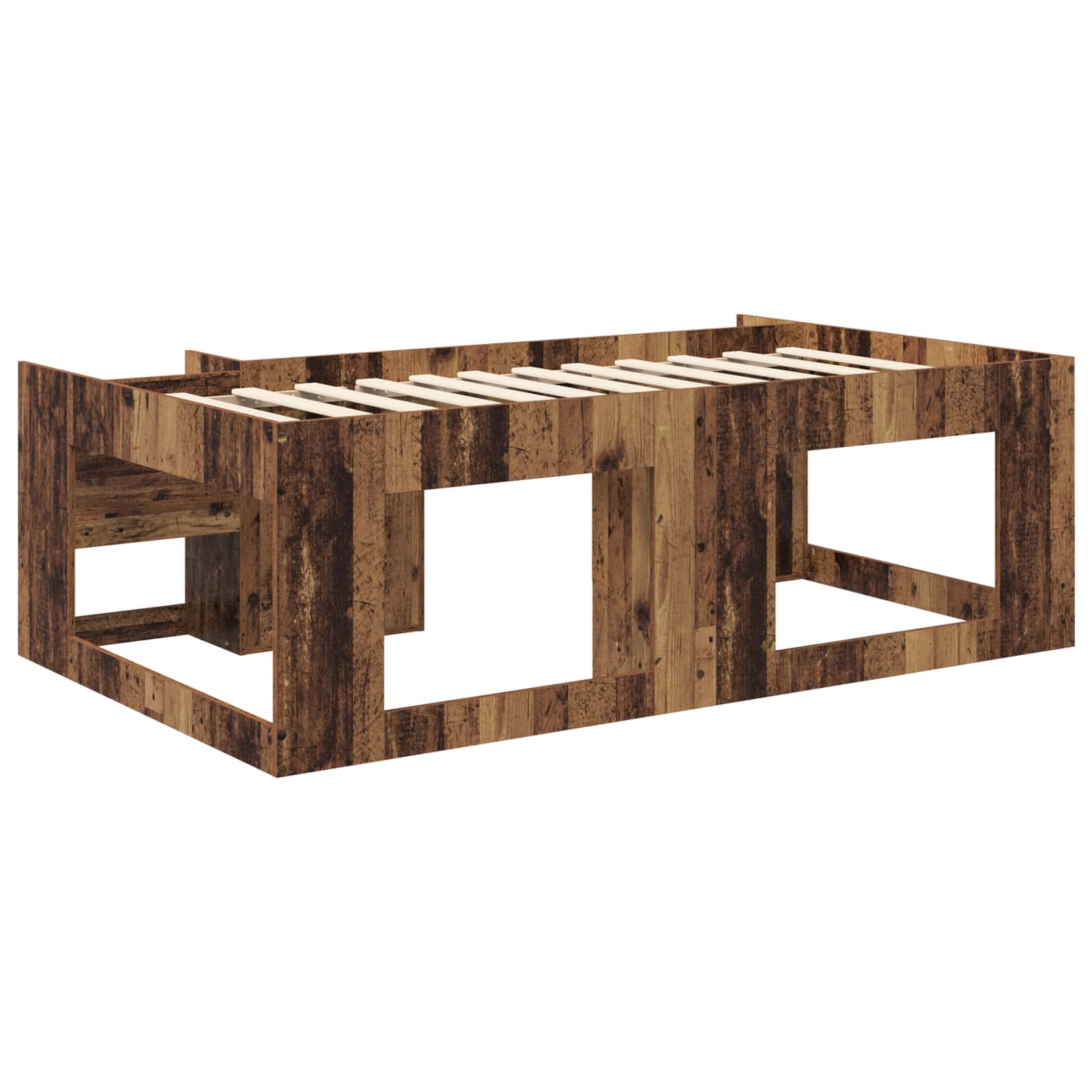 Krevet za djecu s ladicama Staro drvo 80 x 200 cm