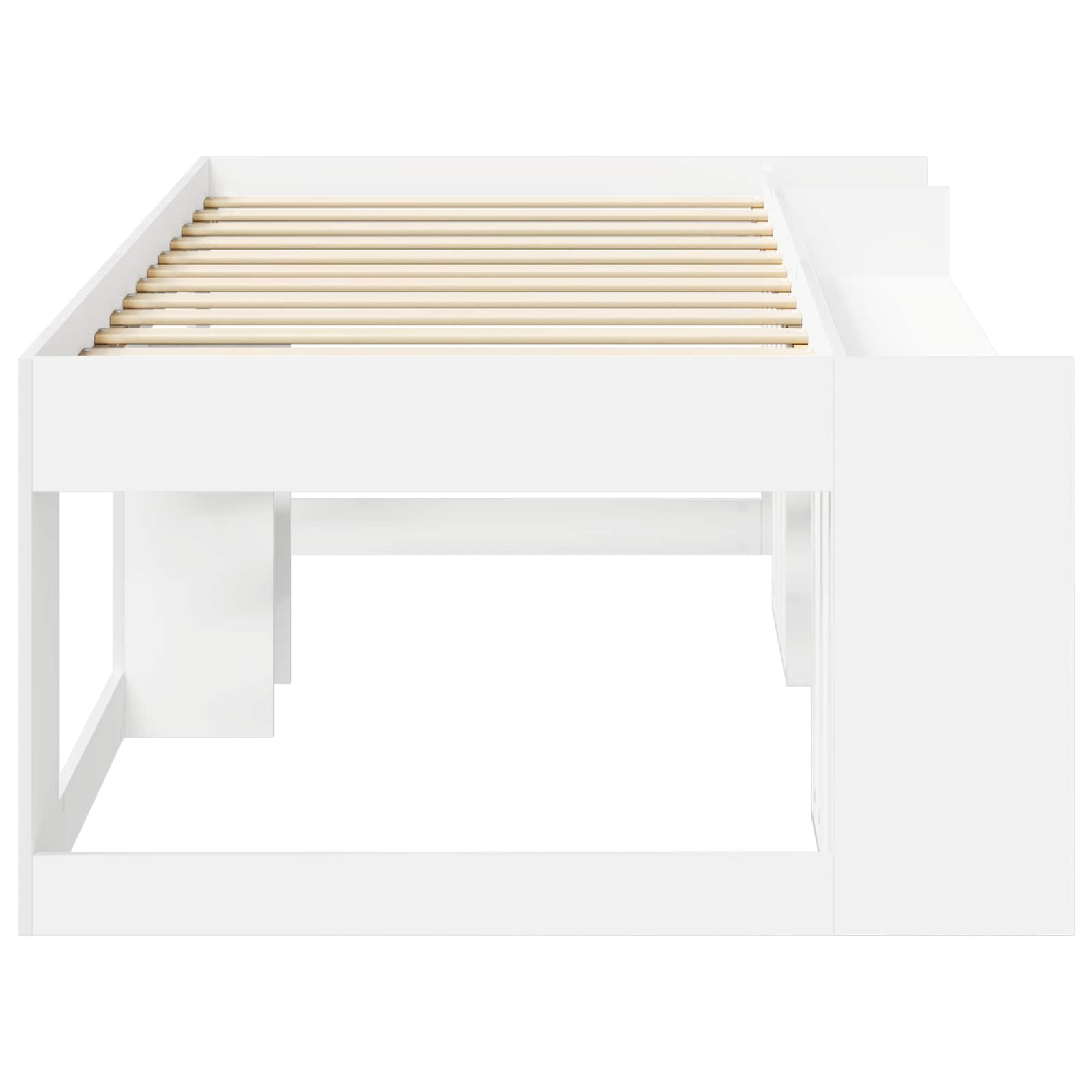Krevet za djecu s ladicama Bijela 90 x 190 cm Konstruirano drvo