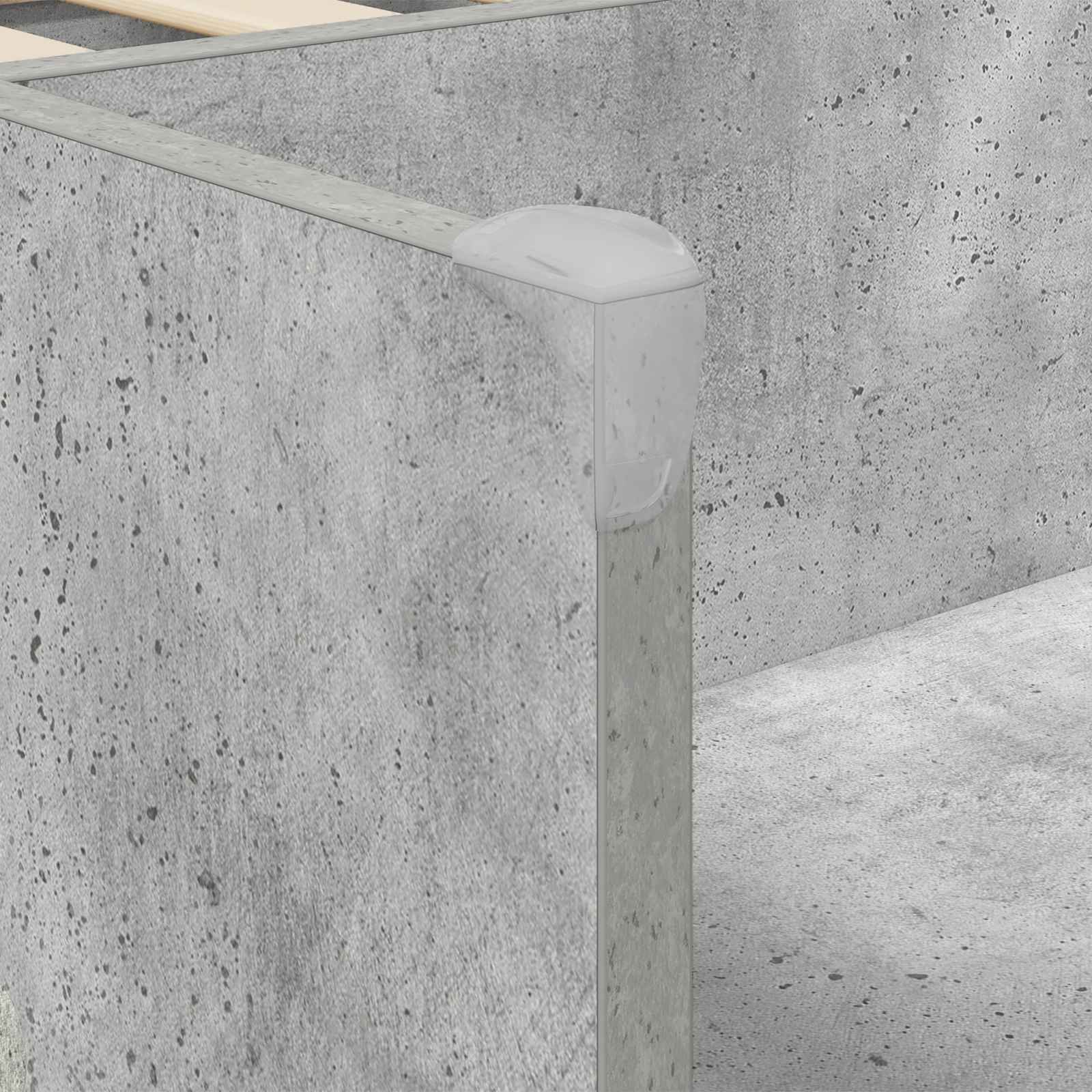 Krevet za djecu s ladicama Betonska siva 75 x 190 cm