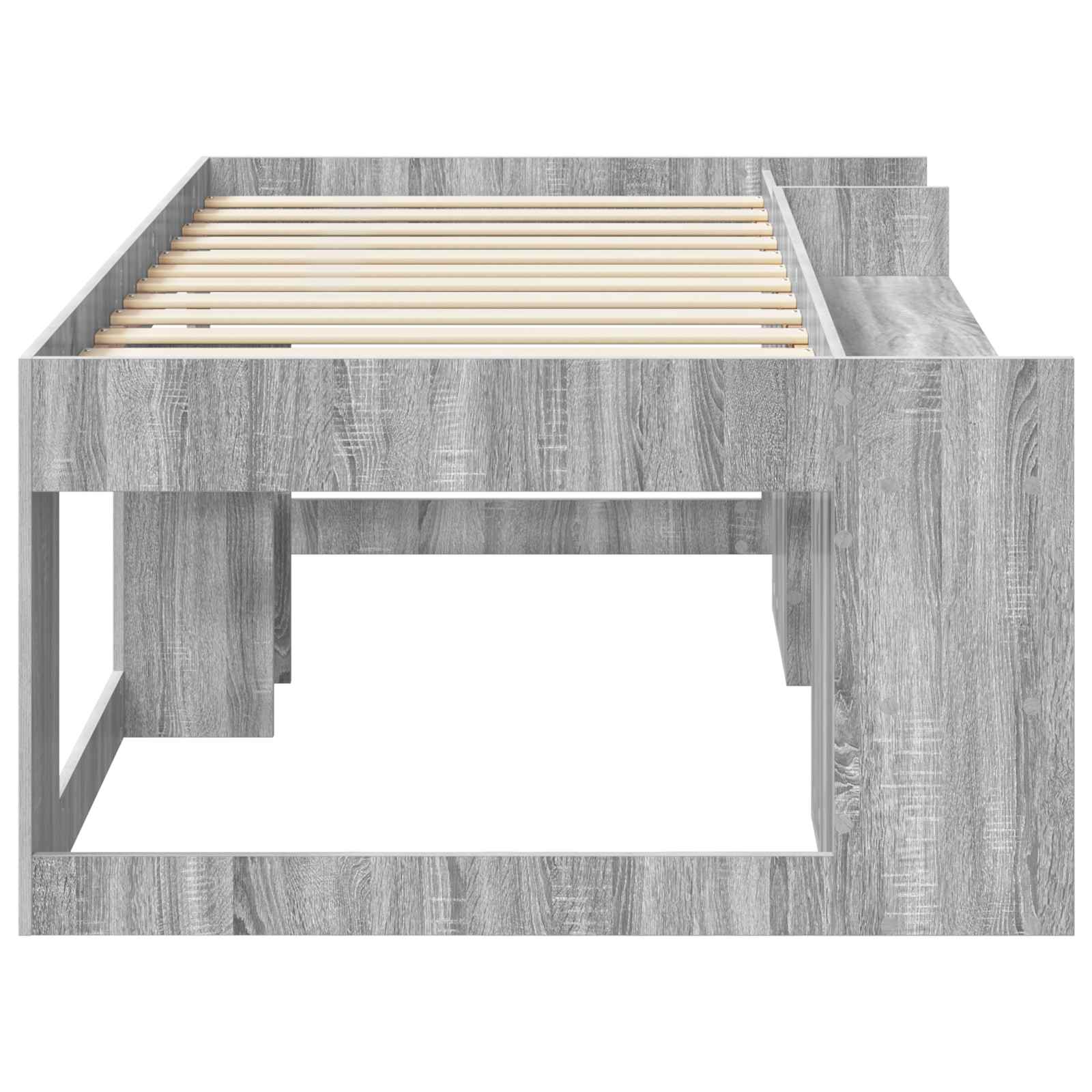 Krevet za djecu s ladicama Siva Sonoma 75 x 190 cm