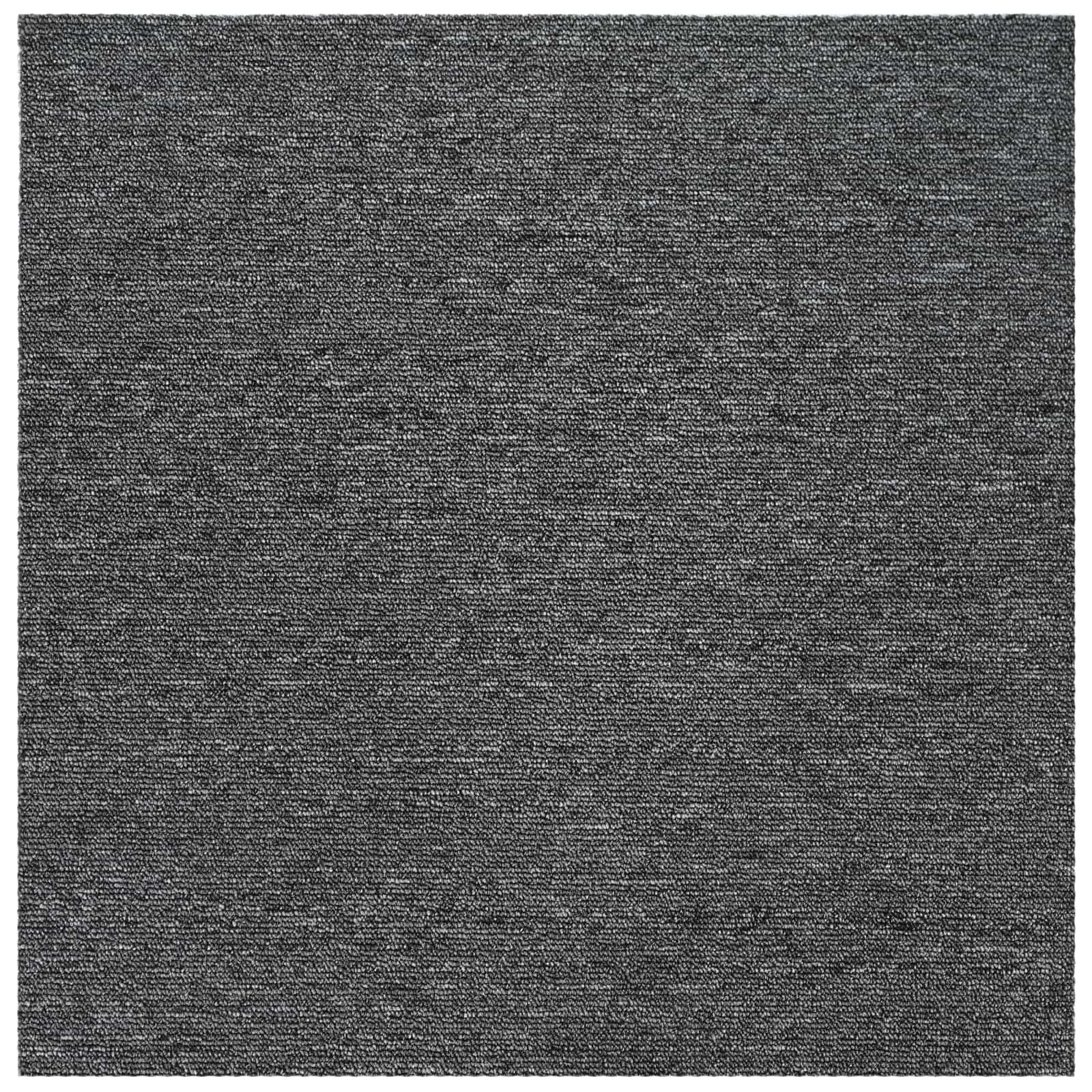 Tepih pločica Srednja Siva 50 x 50 cm 36 pcs PP i bitumen