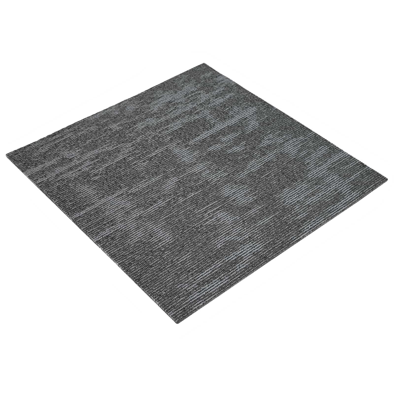 Tepih pločica Sivi ugljen 50 x 50 cm 20 pcs PP i bitumen