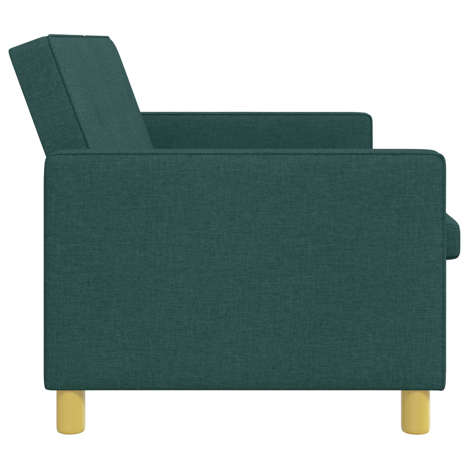 Krevet-sofa na razvlačenje Tamnozelena Tkanina