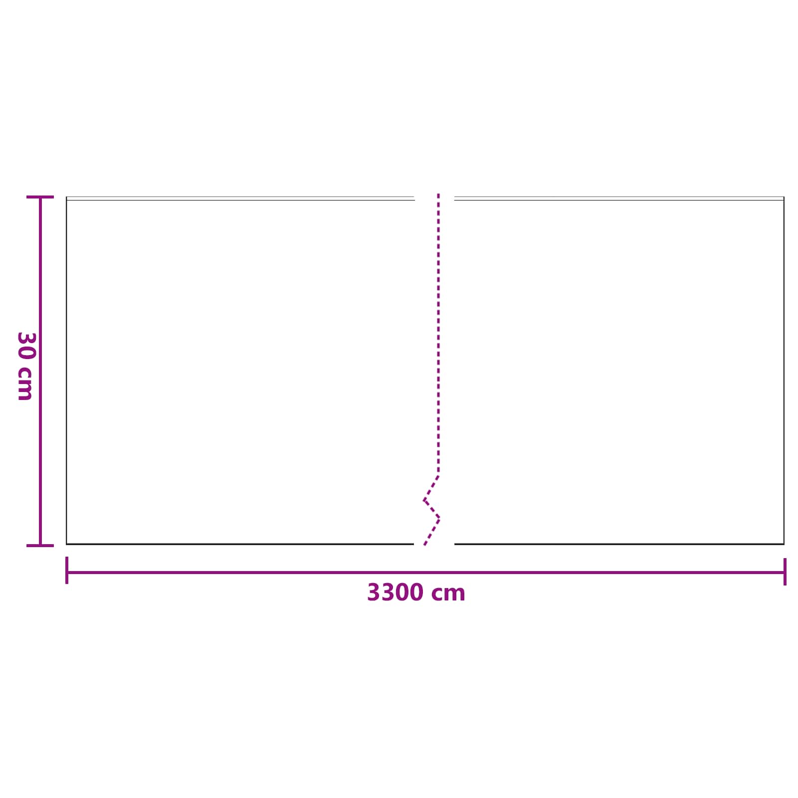 Prozračna ploča s ljepilom 12 pcs *Transparent*an 30 x 3300 cm