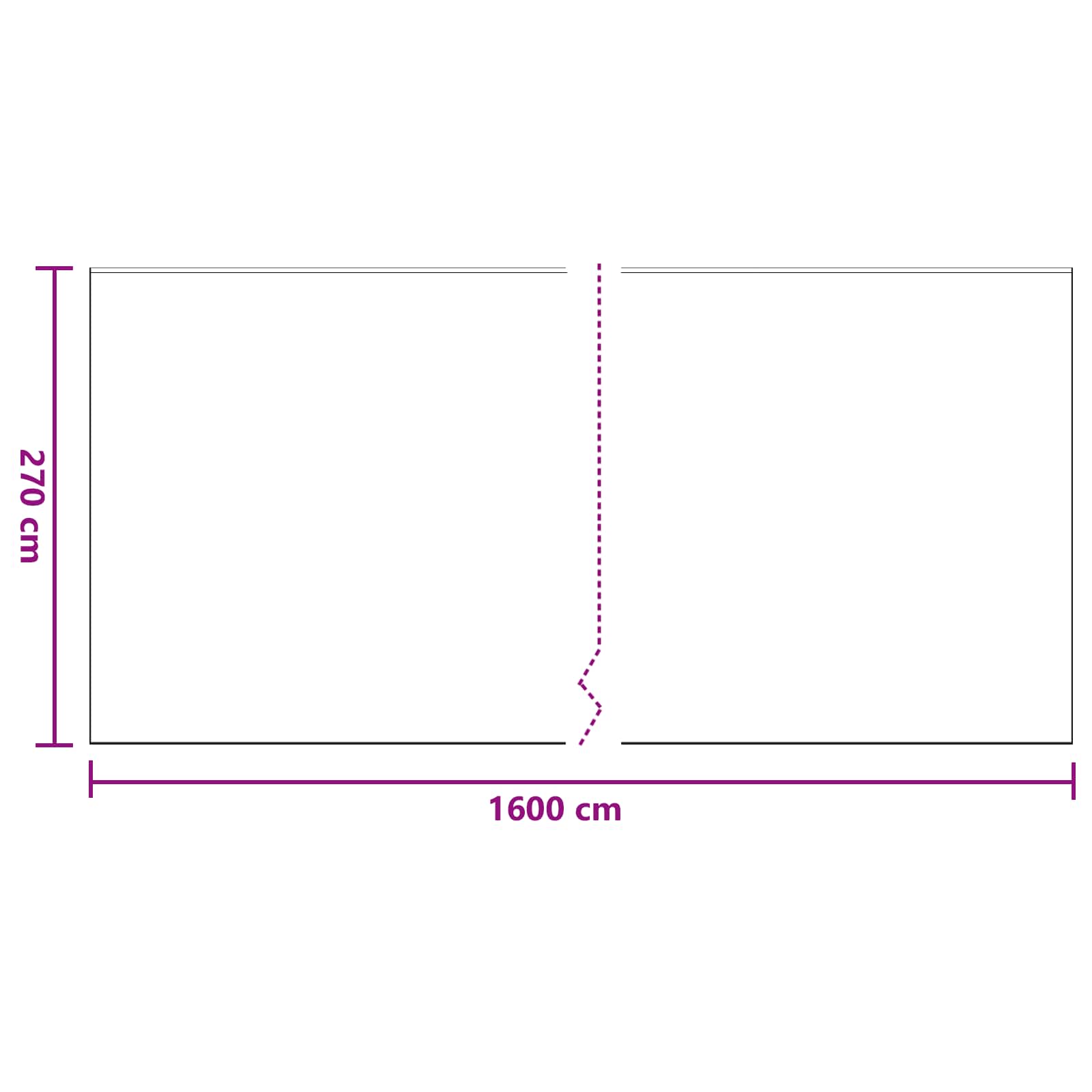 Prozračna ploča s ljepilom 12 pcs *Transparent*an 270 x 1600 cm