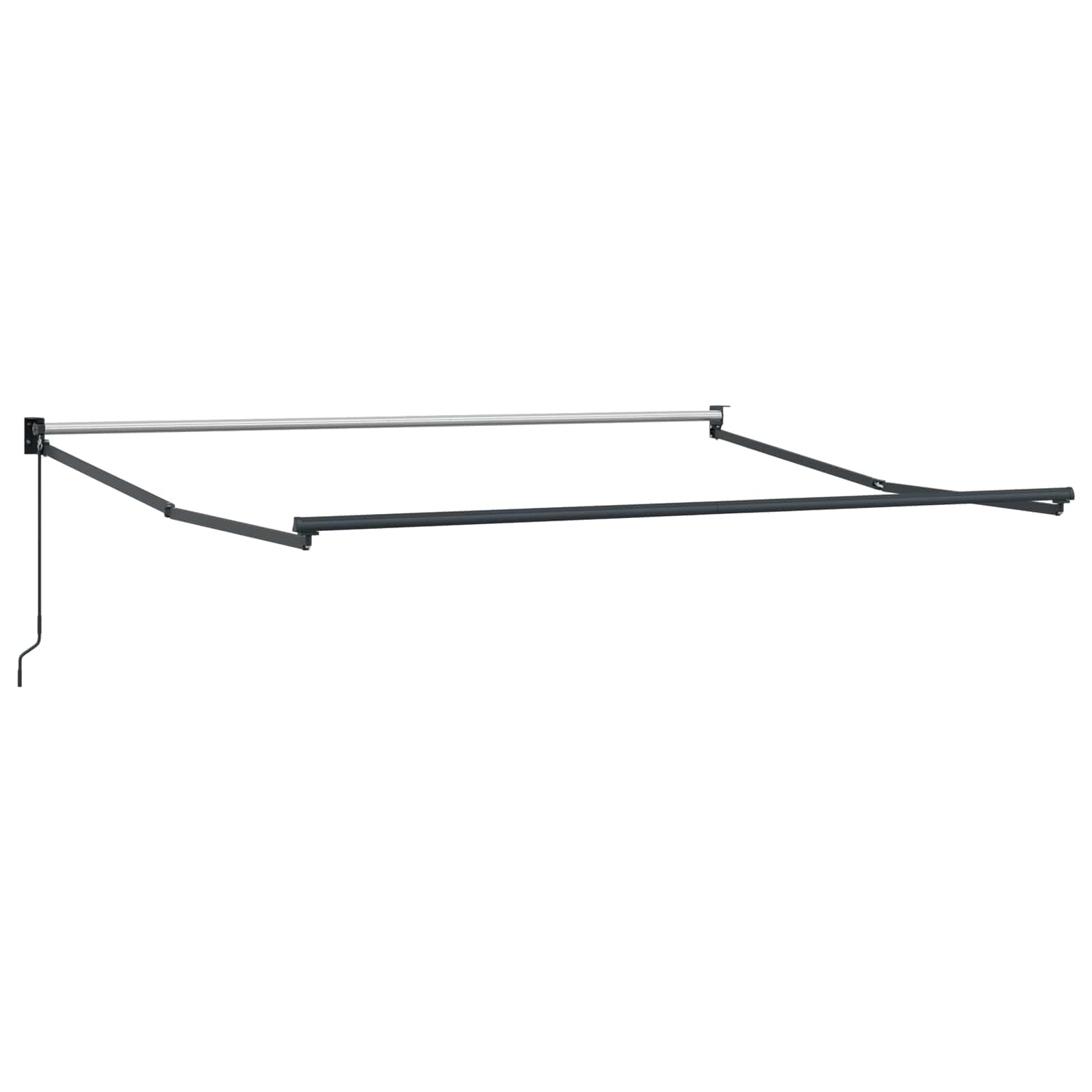 Povlačivi tende Sivosmeđa 3 x 2,5 m 100% Poliester i Aluminij
