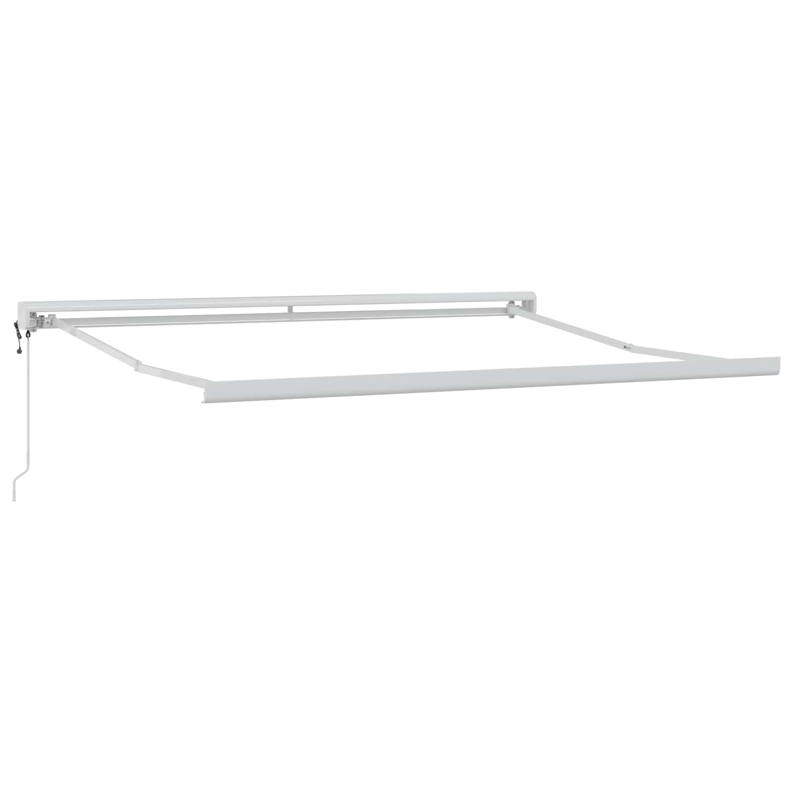 Povlačivi tende Pijesak 400 × 300 cm Tkanina i Metal