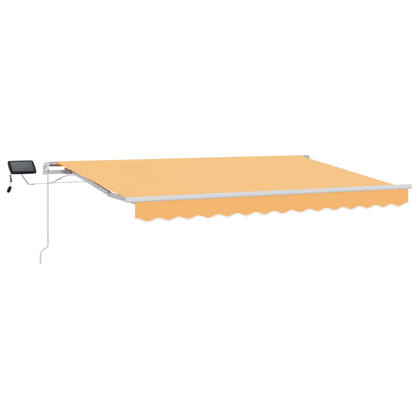 Povlačivi tende Pijesak 400 × 350 cm Tkanina i Aluminij