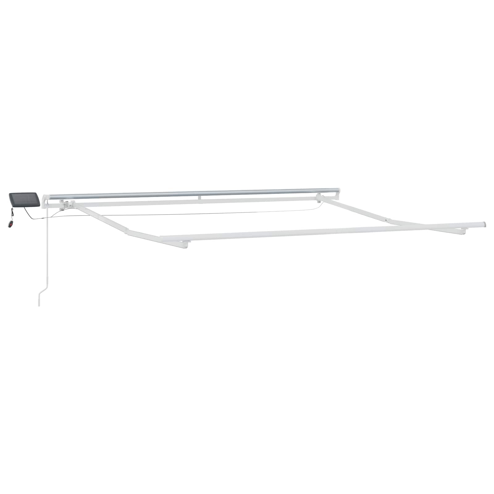 Povlačivi tende Pijesak 450 × 300 cm Tkanina i Aluminij