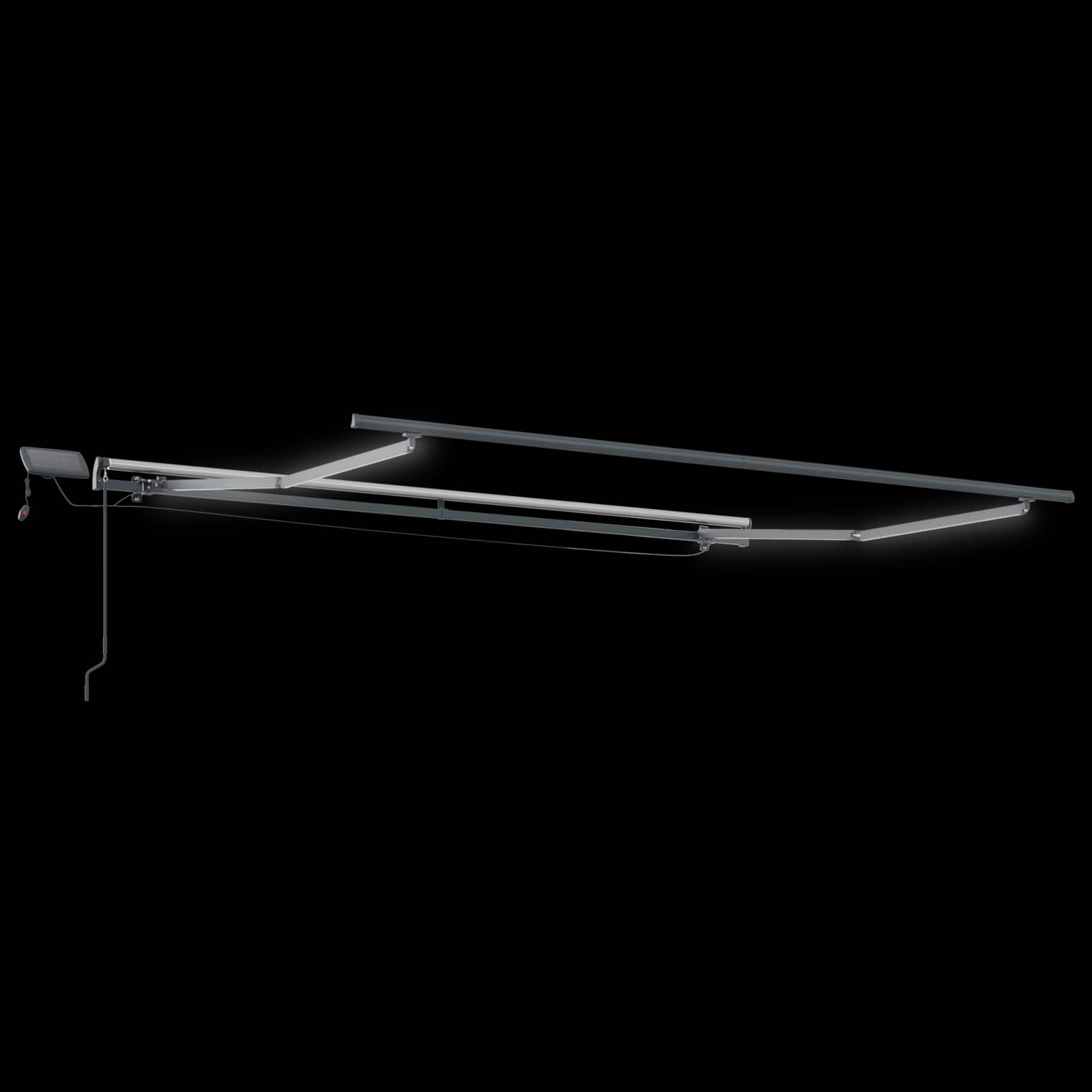 Povlačivi tende Pijesak 450 × 300 cm Tkanina i Aluminij