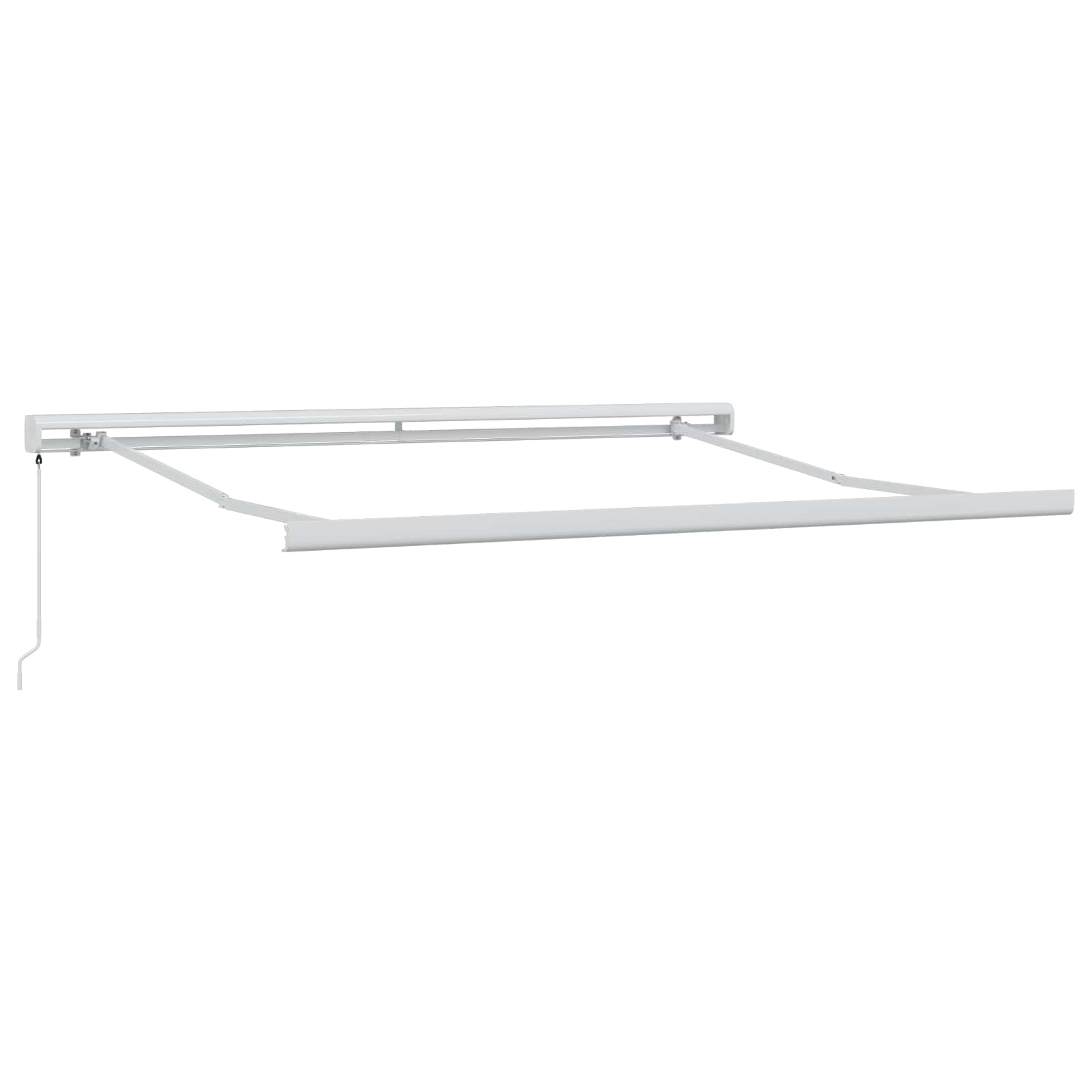 Povlačivi tende Sivosmeđa 450 × 300 cm Platno i Aluminij