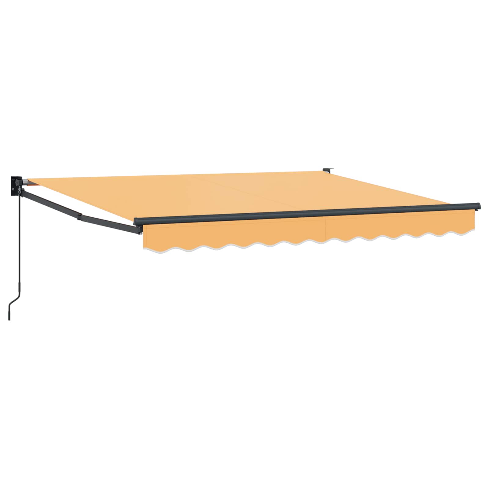Povlačivi tende Pijesak 5 x 3 m 100% Poliester i Aluminij