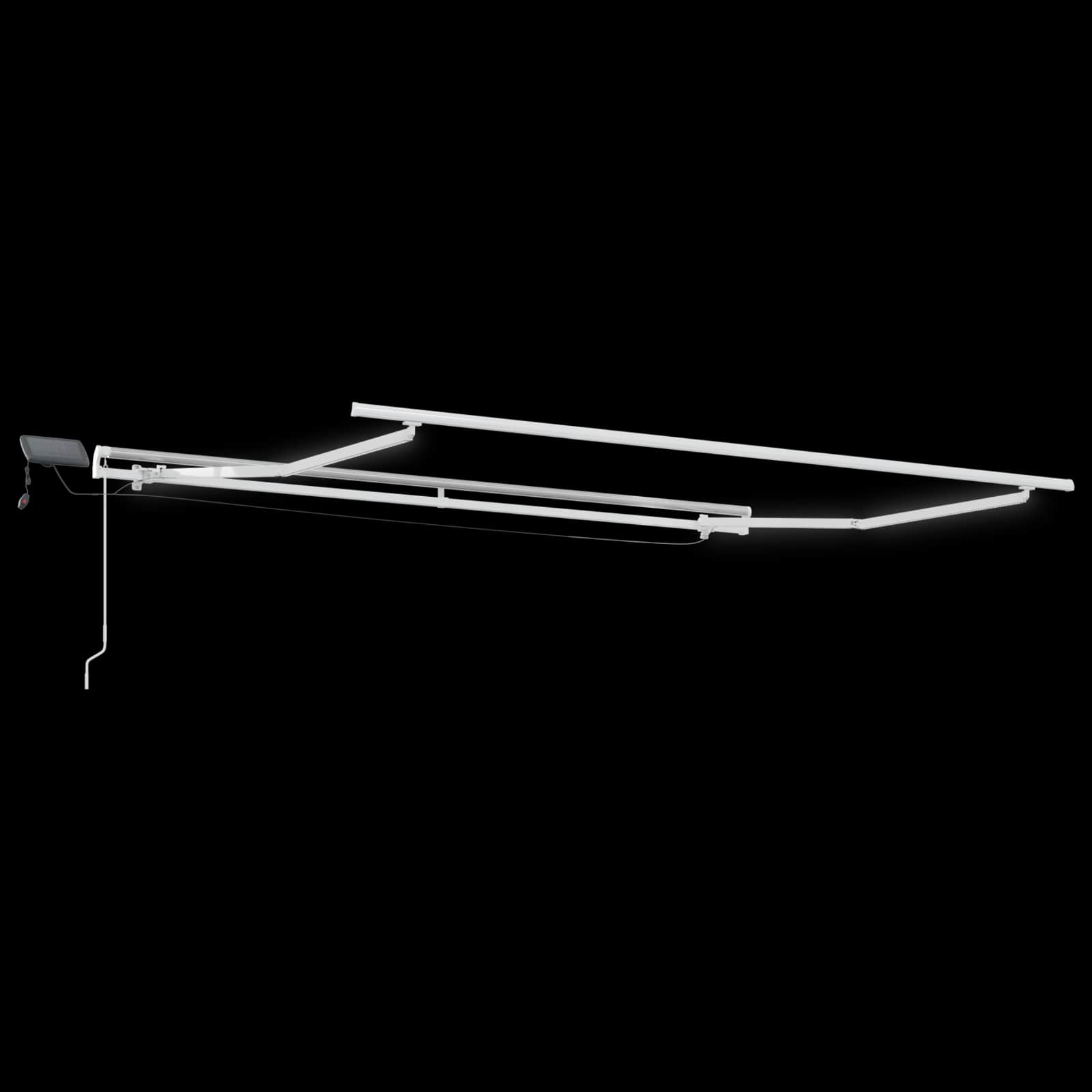 Povlačivi tende Pijesak 600 × 300 cm Tkanina i Aluminij