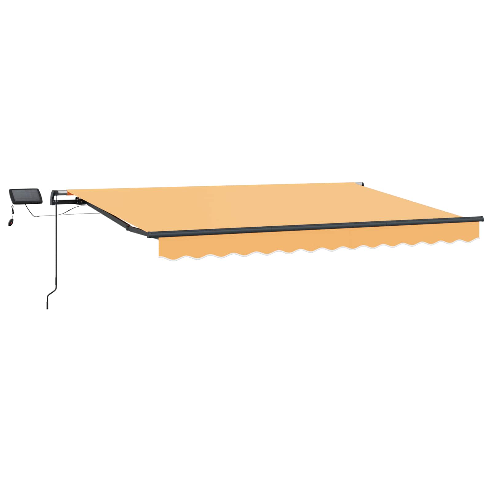 Povlačivi tende Pijesak 600 × 300 cm Tkanina i Aluminij
