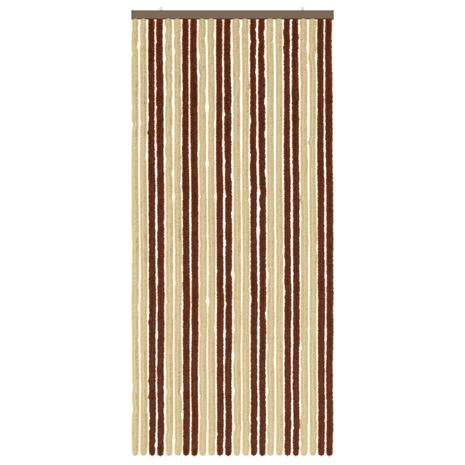 Zavjesa protiv insekata Chenille Smeđa i bež 100 x 220 cm